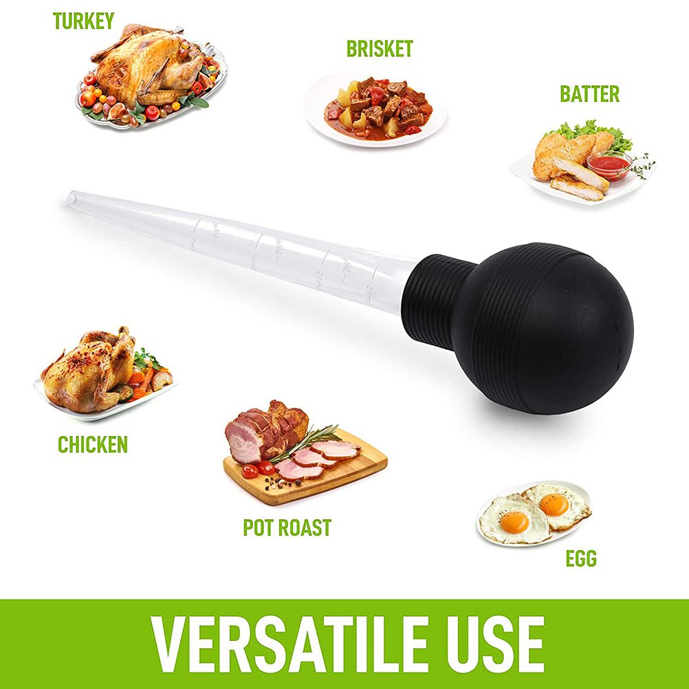 Turkey Oil Dropper with Brush Chicken Barbecue Food Baster Barbecue Pipe view 5