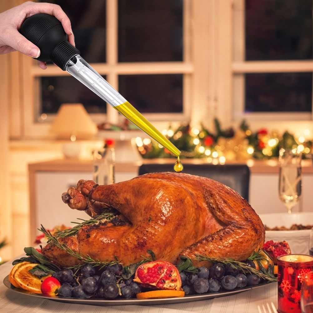 Turkey Oil Dropper with Brush Chicken Barbecue Food Baster Barbecue Pipe view 8