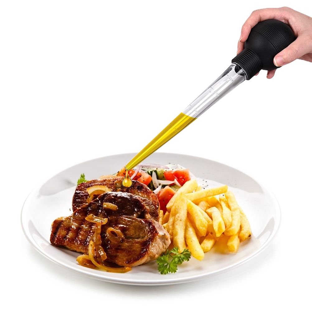 Turkey Oil Dropper with Brush Chicken Barbecue Food Baster Barbecue Pipe view 9
