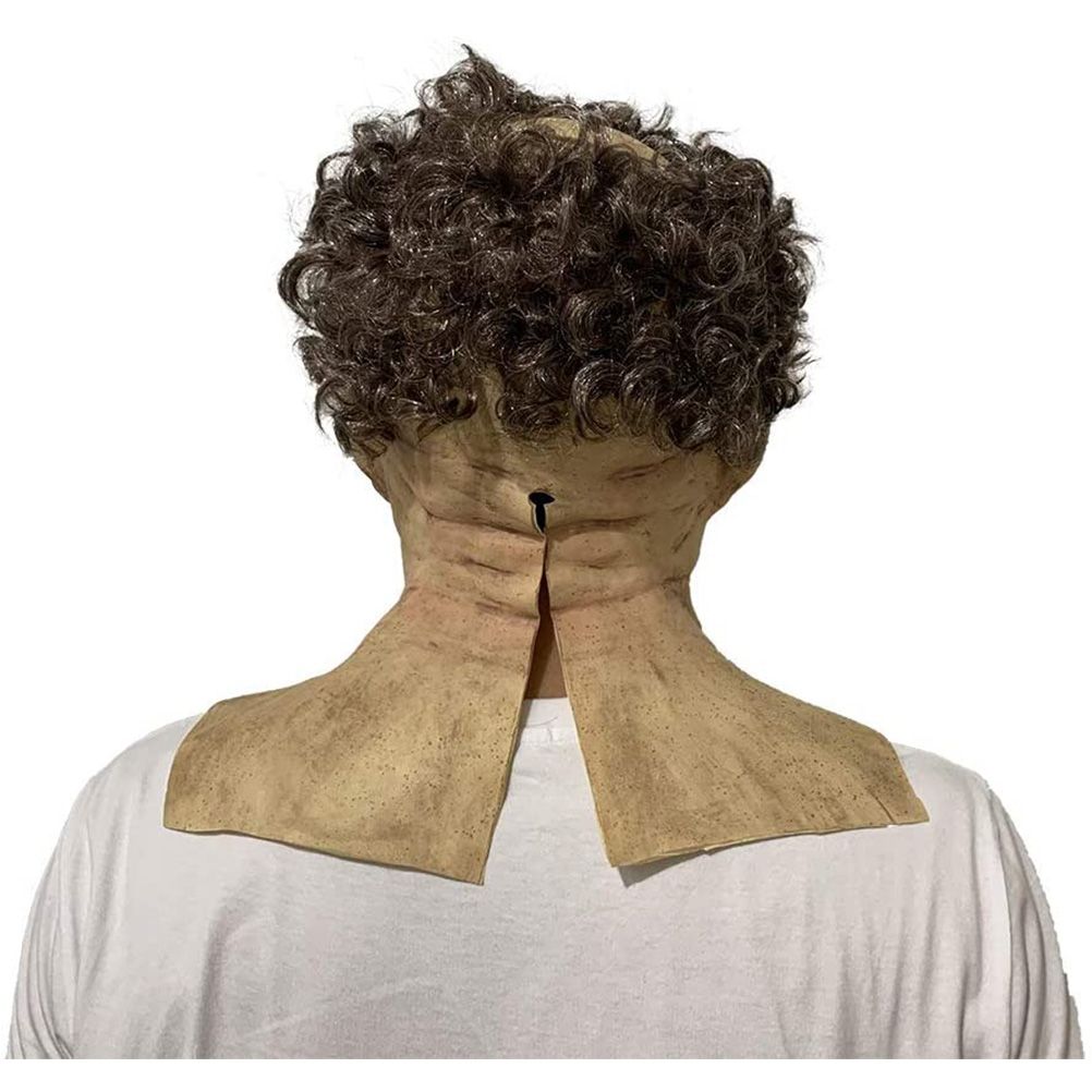 Halloween Latex Old Man Face Cover Halloween Fancy Dress Head for Masquerade view 7
