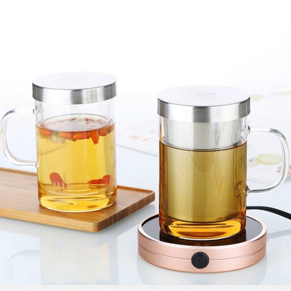 450ml Infuser Glass Tea Cup Borosilicate Glass Tea Cup with Filter and Lid view 5