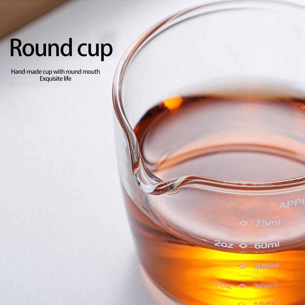 Glass Milk Cup Glass Measuring Cup with Handle Clear Scale Baking Milk Cup for view 3