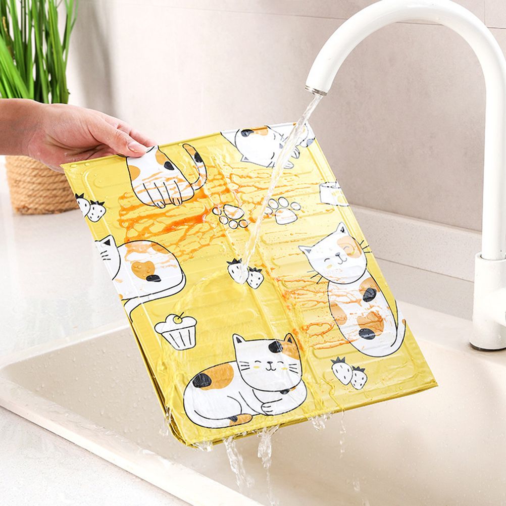 Home Kitchen Gas Stove Folding Oil Baffle ​Aluminum Foil Baffle Fried Cooking view 3