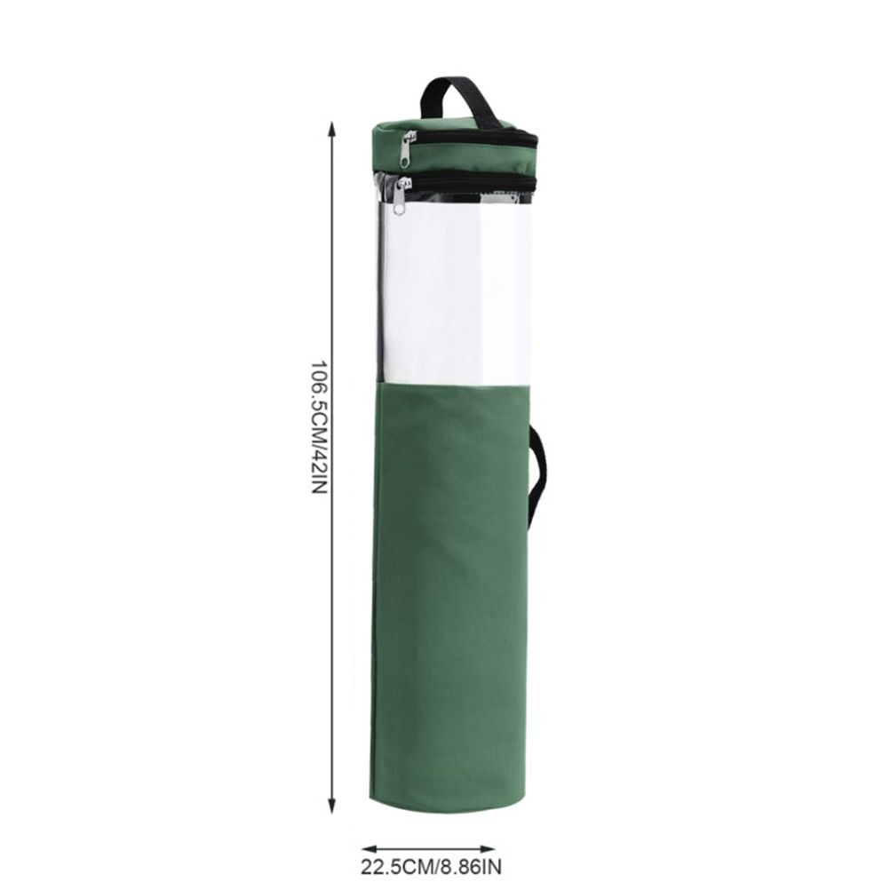 Christmas Cylinder Gift Wrap Storage Clear Bag Xmas Wrapping Paper Organiser view 2