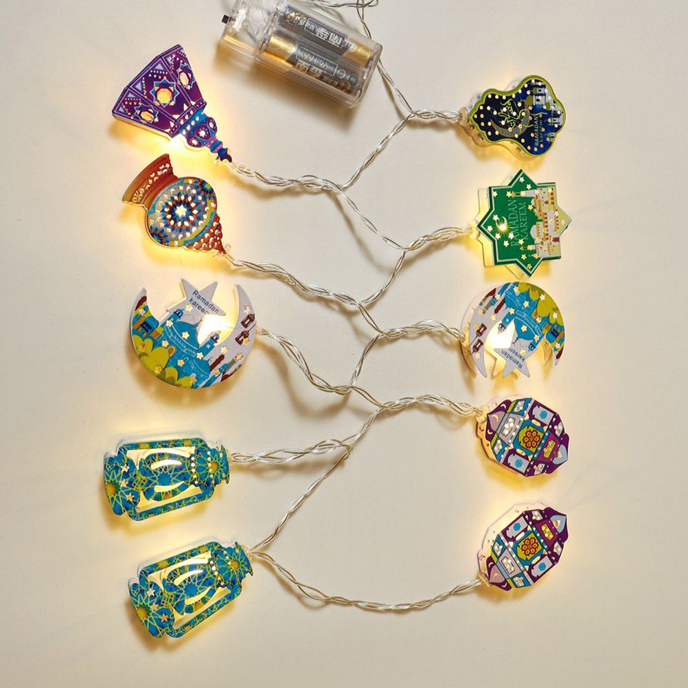 Eid Mubarak Led String Lights Ramadan Decoration for Home Muslim Party view 9