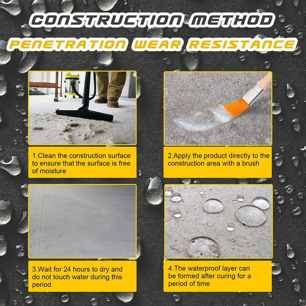 Liquid Rubber Waterproof Sealant Multi Surface Leak Repair Indoor and Outdoor view 3