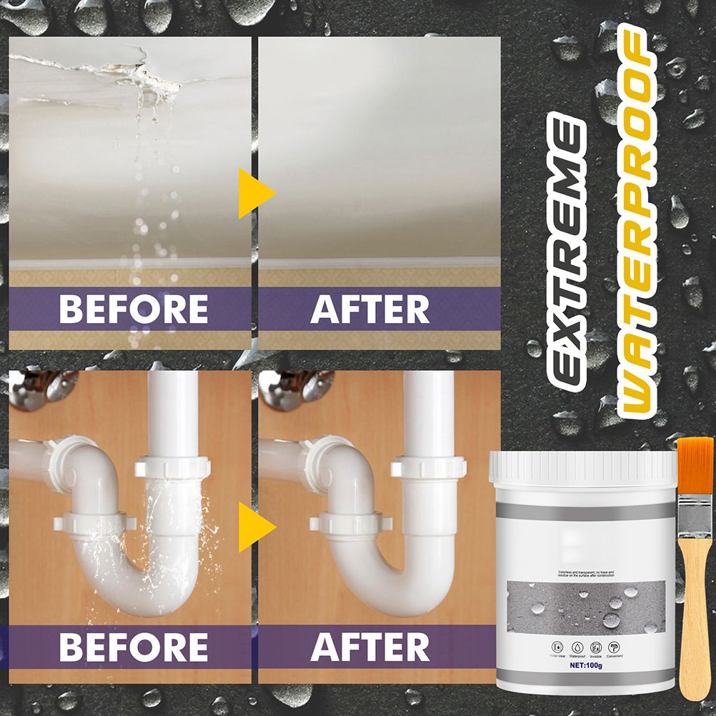 Liquid Rubber Waterproof Sealant Multi Surface Leak Repair Indoor and Outdoor view 7
