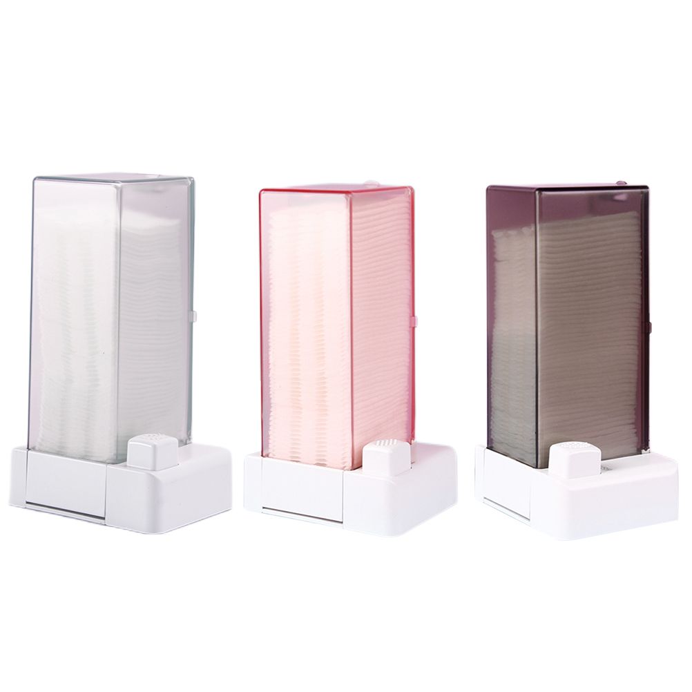 Automatic Cotton Pad Dispenser Press Out Makeup Cotton Holder Dispenser view 12