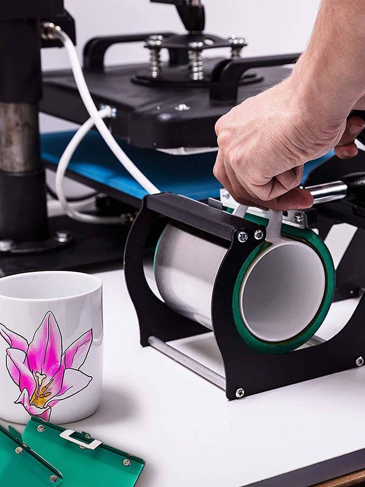 Transfer Mug Holder Multipurpose Safe Durable Silicone Heat Press Mug Clamp view 8