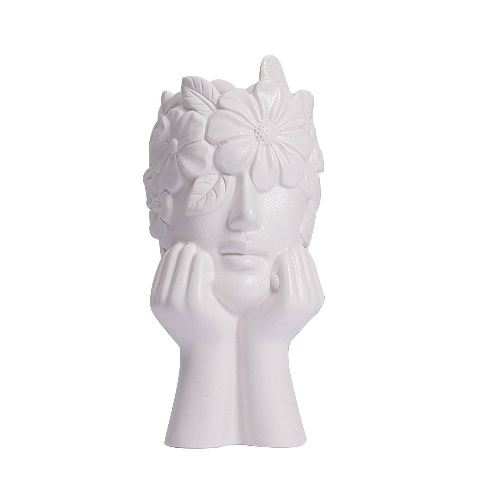 Vase White Ceramic Vases for Home Living Room Guesthouse Decoration — image 1