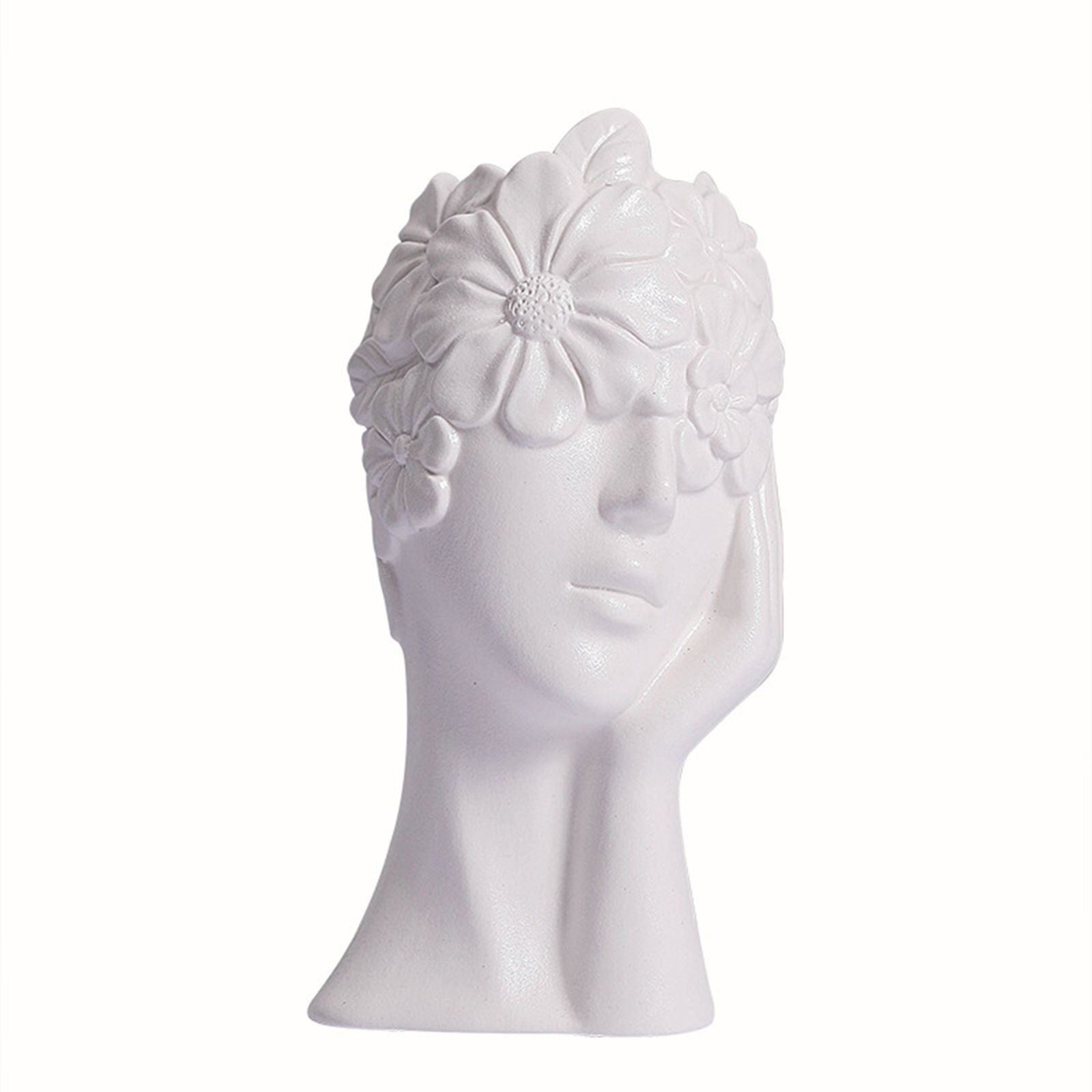 Vase White Ceramic Vases for Home Living Room Guesthouse Decoration view 12