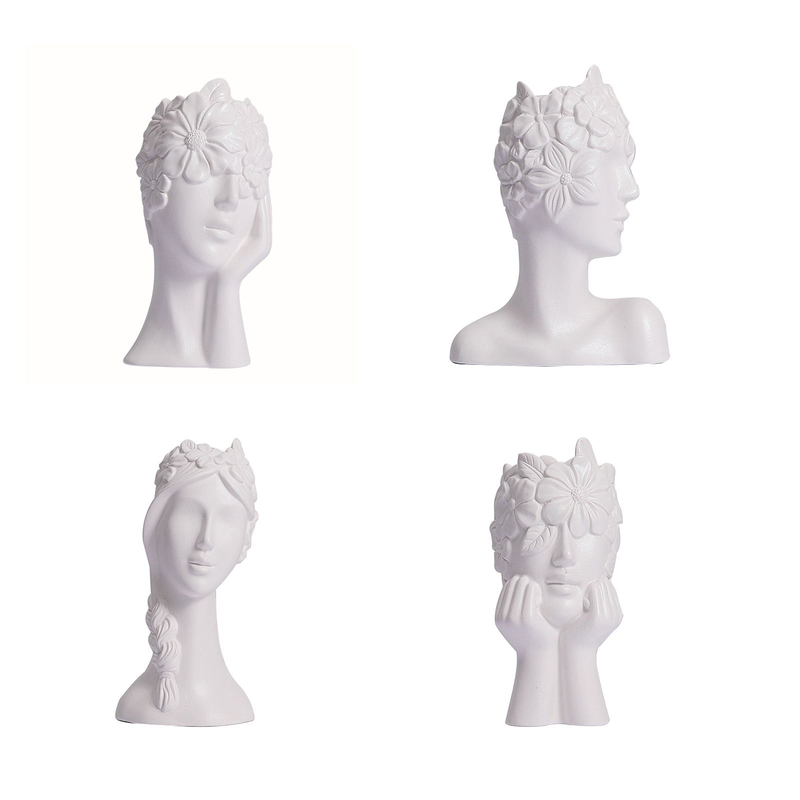 Vase White Ceramic Vases for Home Living Room Guesthouse Decoration view 14
