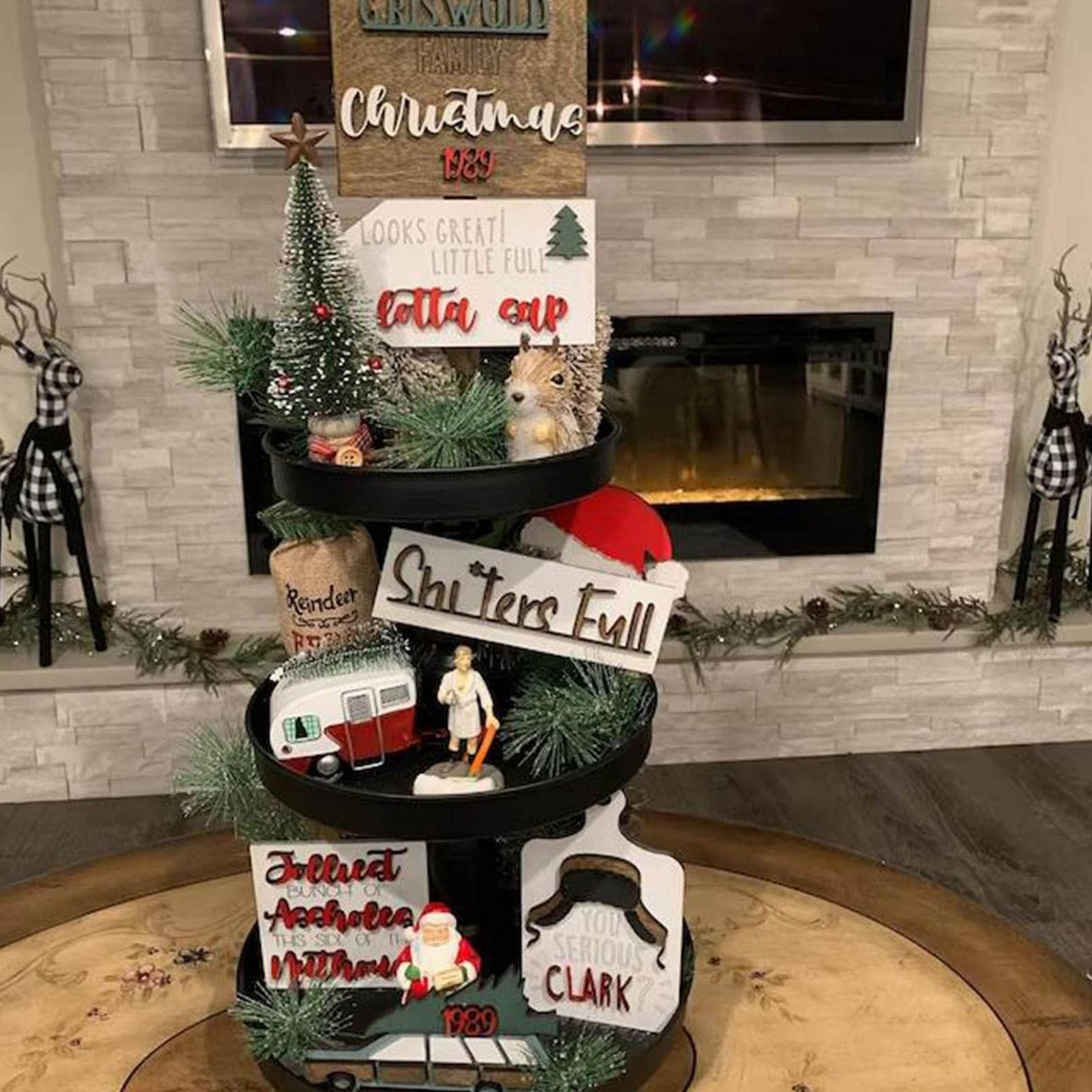 Christmas Layered Tray Decoration view 4