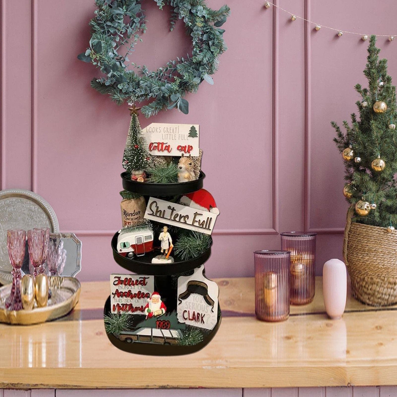 Christmas Layered Tray Decoration view 9