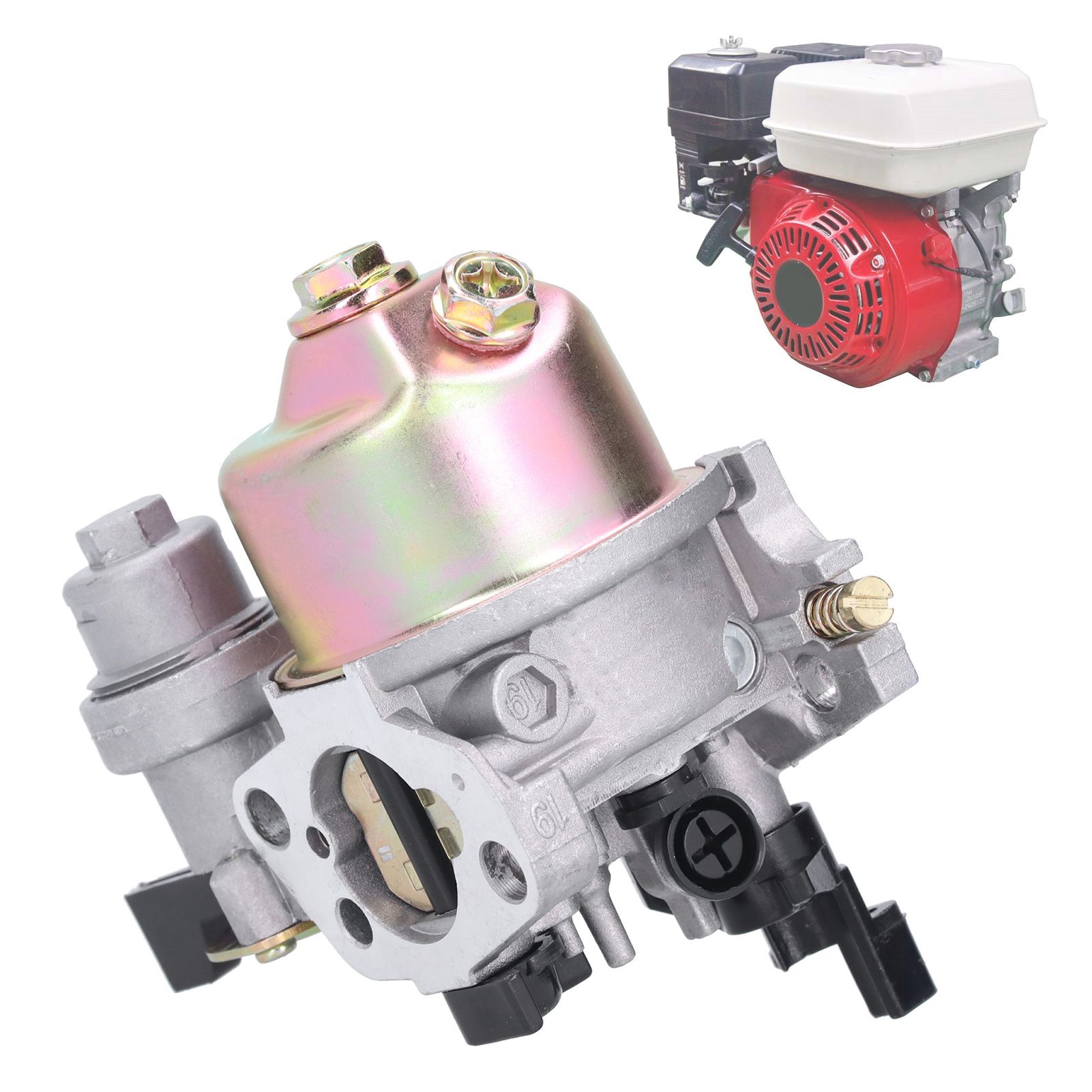 Carburetor Set Replacement Aluminum Garden Tool Accessories for GX160 5.5HP GX200 view 9