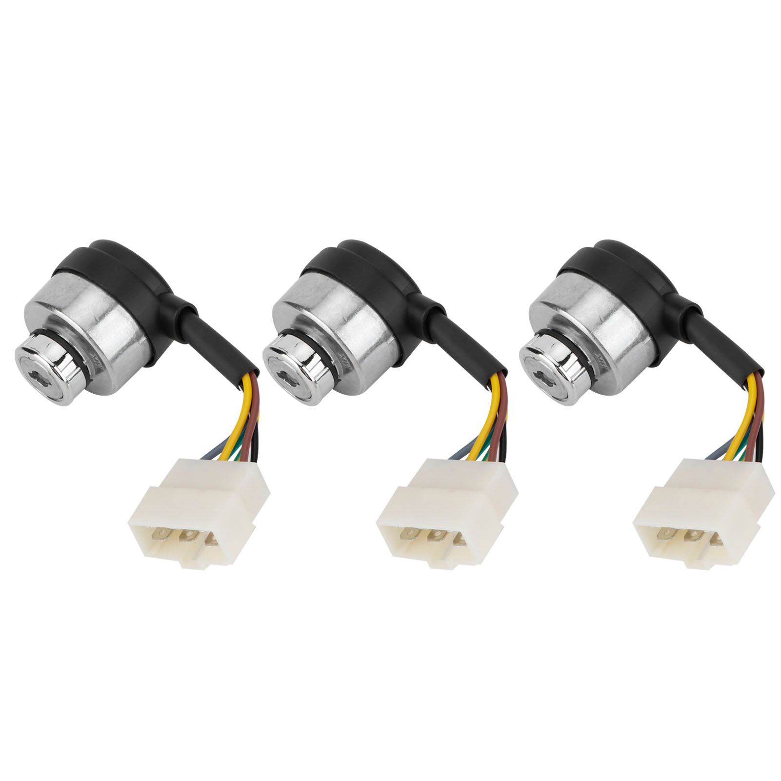 3Set 6 Wire Ignition Switch with Key for 188F/GX390/190F/GX420 Gasoline Engine view 8