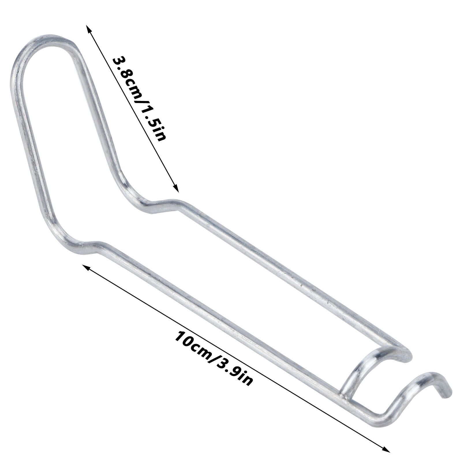 30Pcs Plant Support Spring Clip Stainless Steel Fixing Clamp for Garden view 15