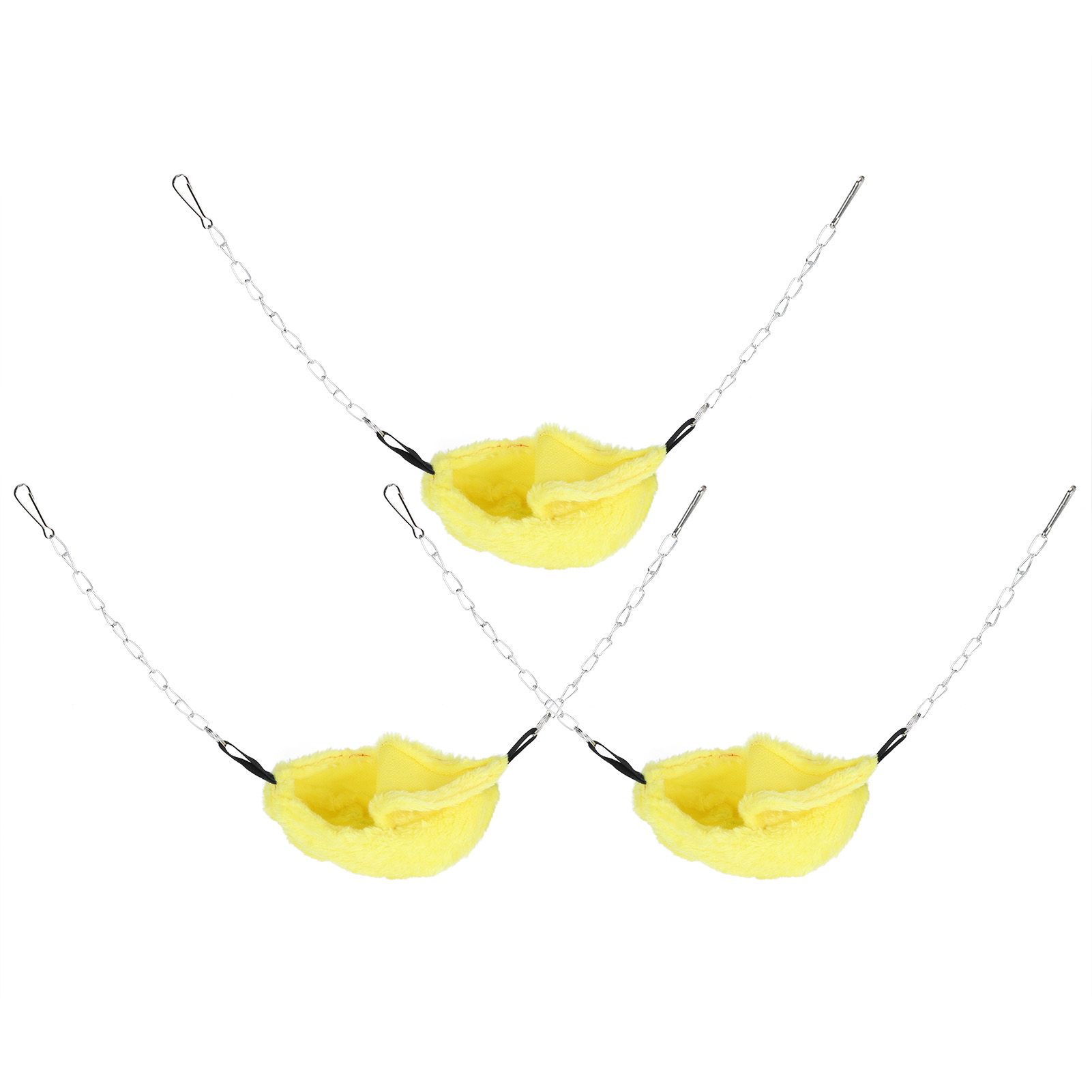 3 Sets Pet Cage Winter Warm Banana Shape Hamster Hammock Bed Hanging House view 6
