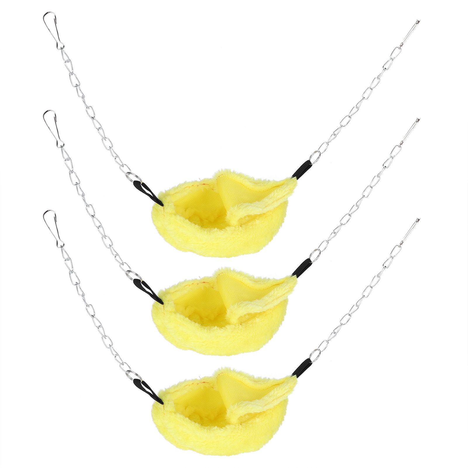 3 Sets Pet Cage Winter Warm Banana Shape Hamster Hammock Bed Hanging House view 7