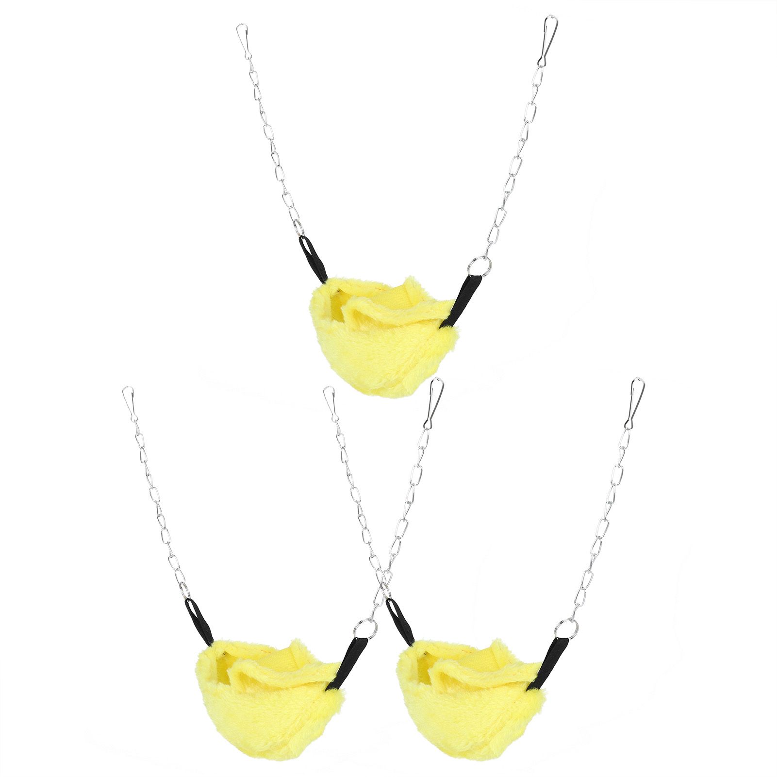 3 Sets Pet Cage Winter Warm Banana Shape Hamster Hammock Bed Hanging House view 8