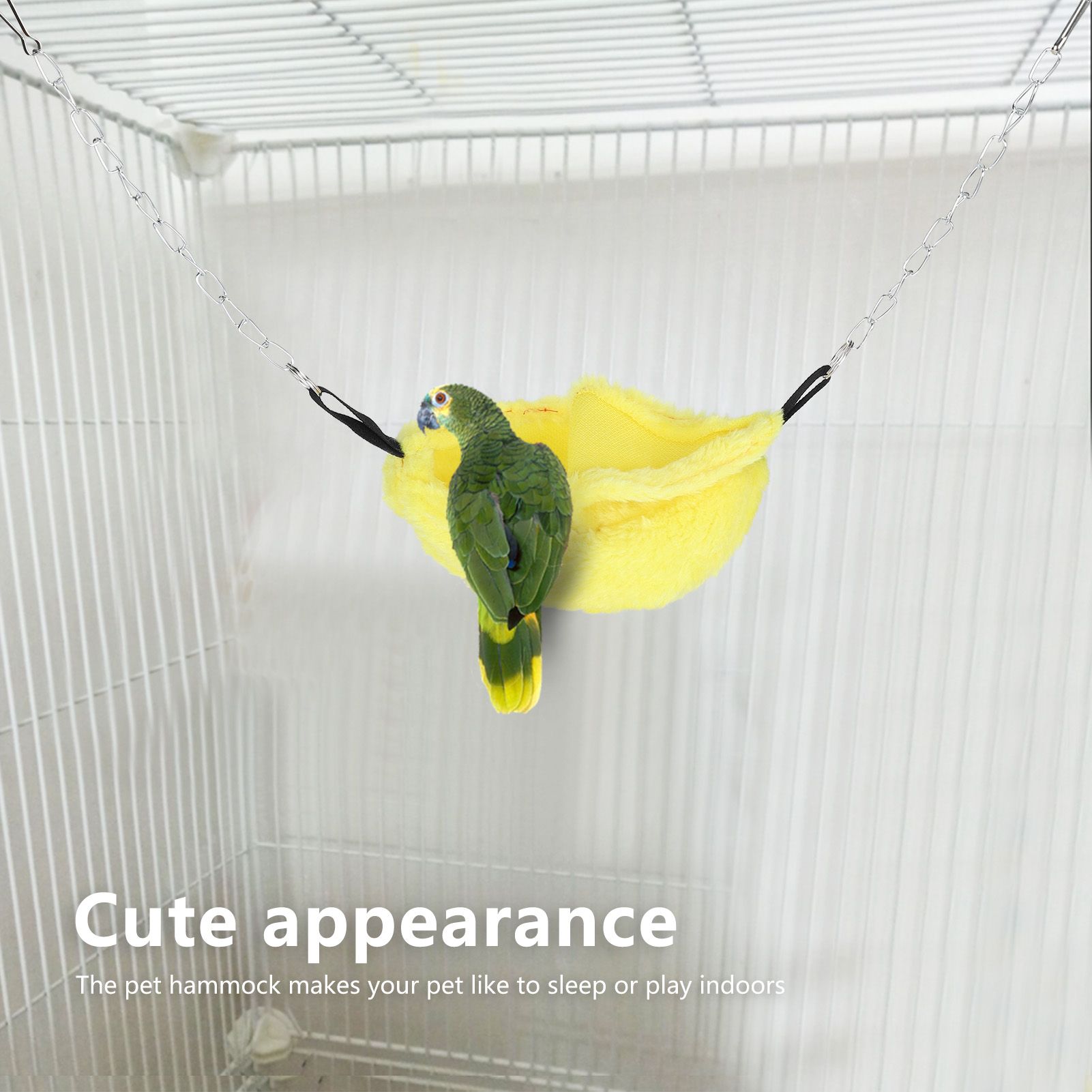 3 Sets Pet Cage Winter Warm Banana Shape Hamster Hammock Bed Hanging House view 15