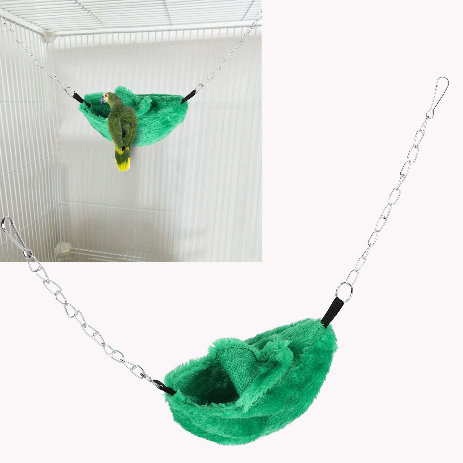 3 Sets Pet Cage Winter Warm Banana Shape Hamster Hammock Bed Hanging House view 9