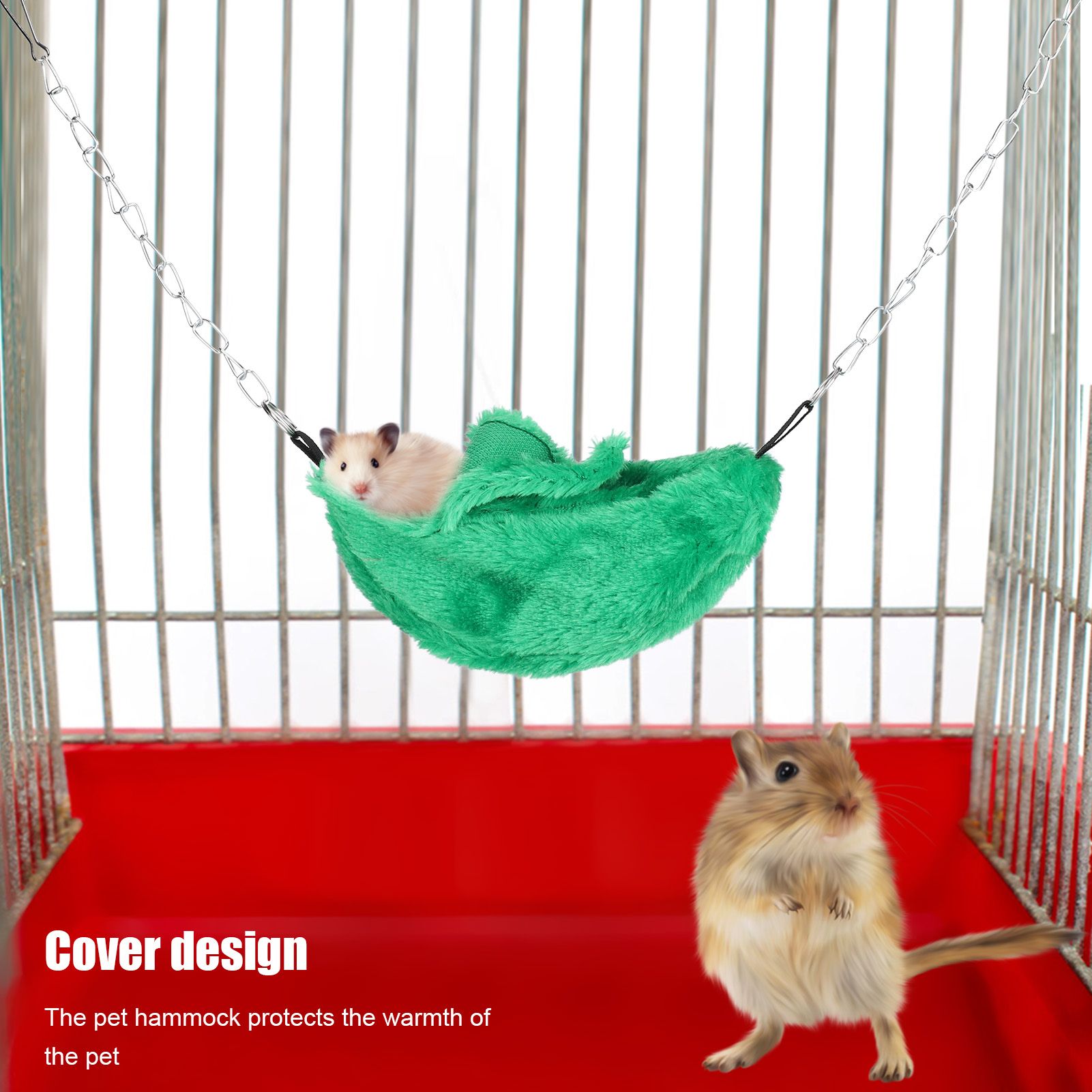 3 Sets Pet Cage Winter Warm Banana Shape Hamster Hammock Bed Hanging House view 15