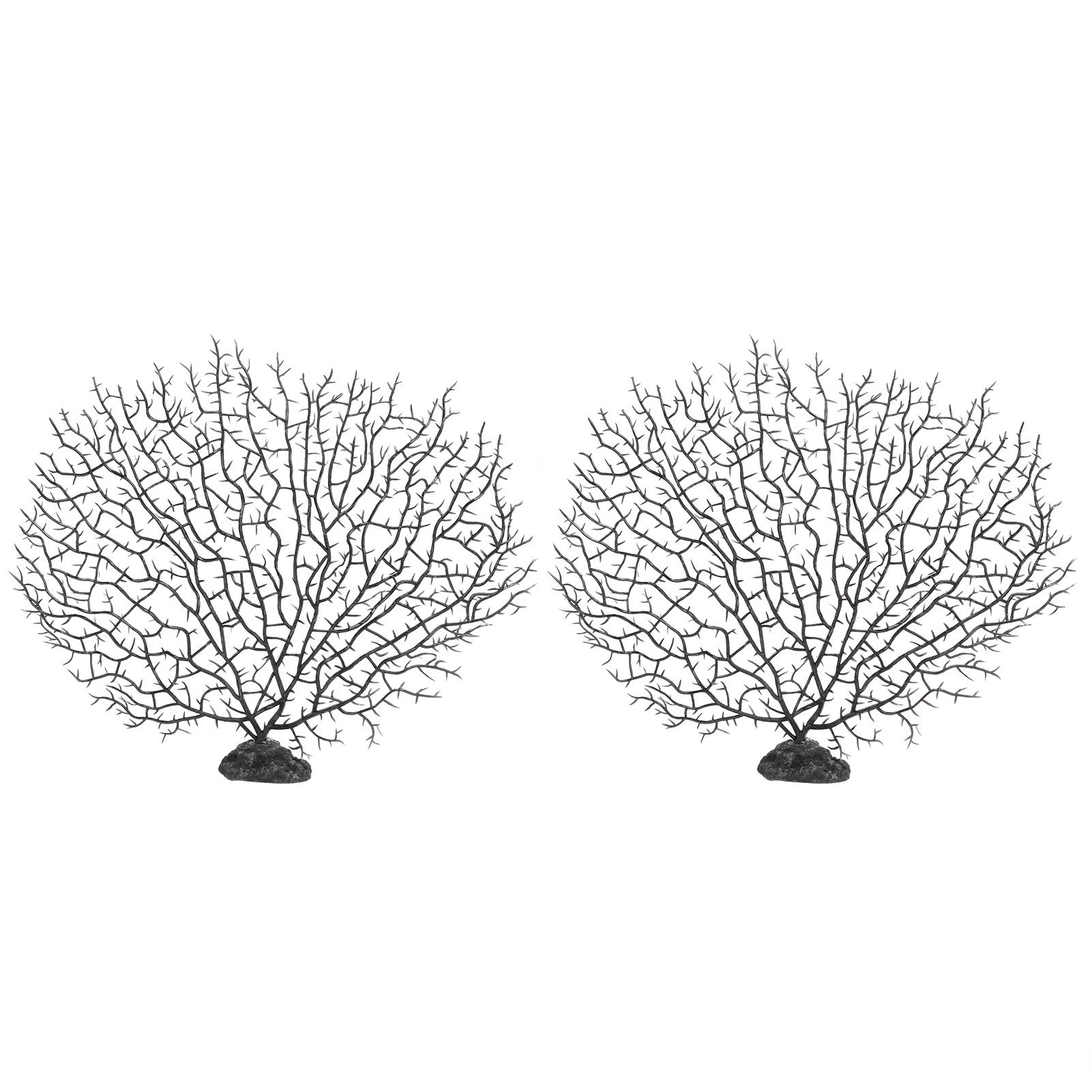 2Pcs Artificial Water Plant Aquarium Decoration Fish Tank Landscaping