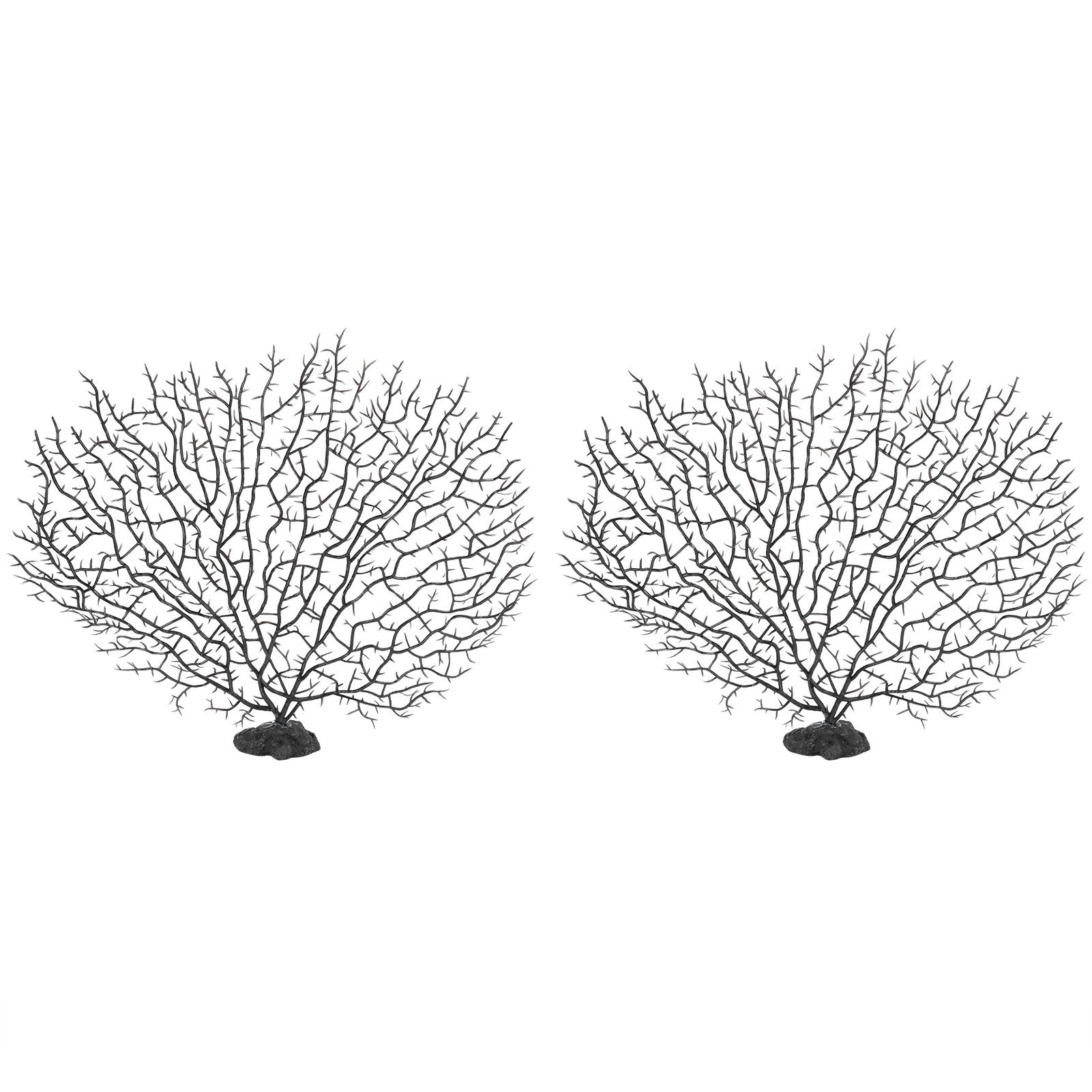 2Pcs Artificial Water Plant Aquarium Decoration Fish Tank Landscaping view 5