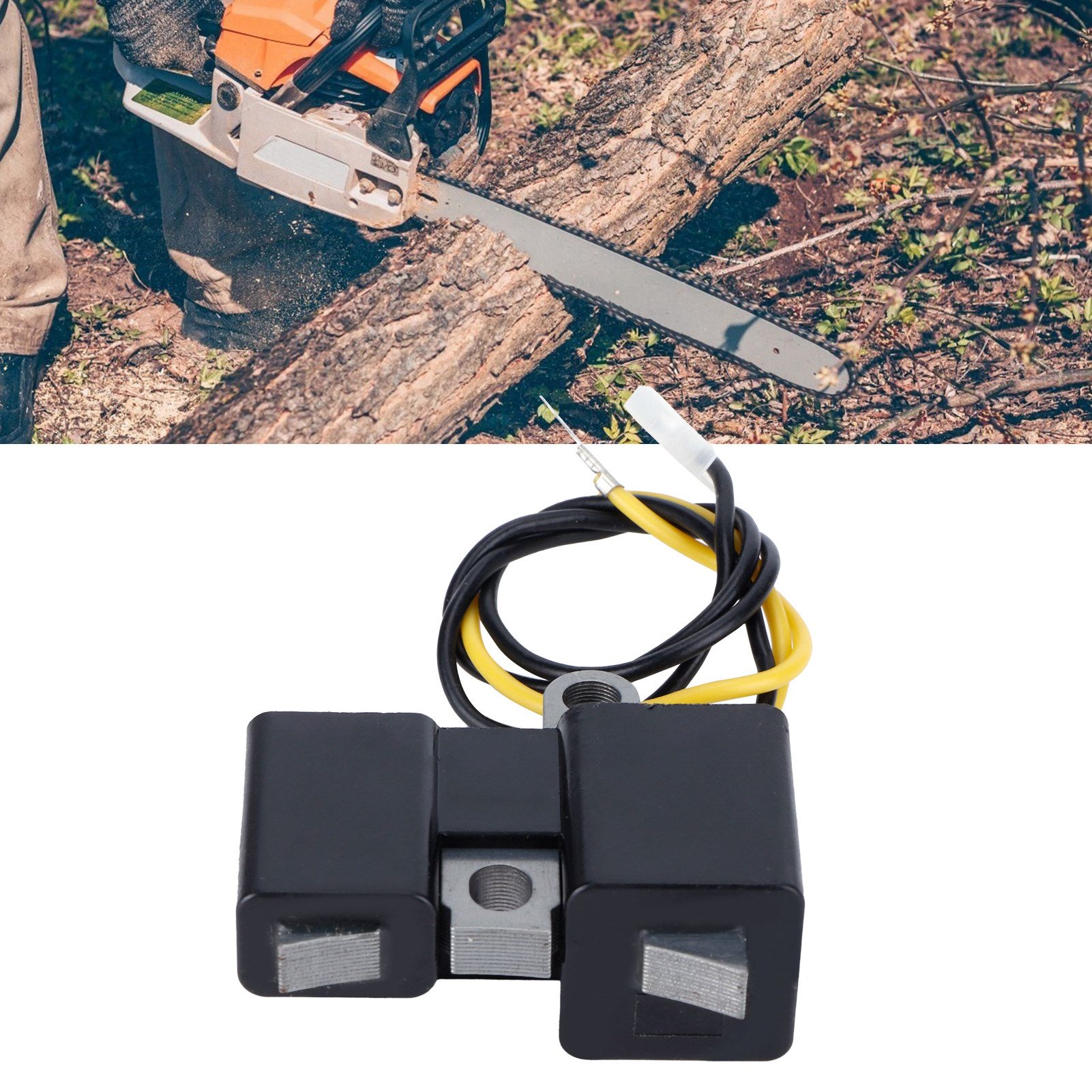 Ignition Coil Module Kit for Husqvarna 61 66 266 501 51 61-02 501516102 Chainsaw view 10