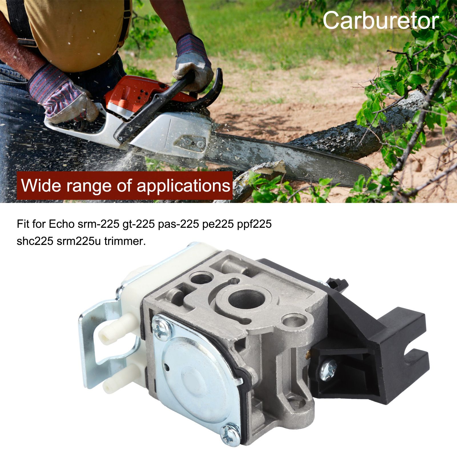 Carburetor Fit for Echo srm‑225 gt‑225 pas‑225 pe225 ppf225 shc225 srm225u view 12