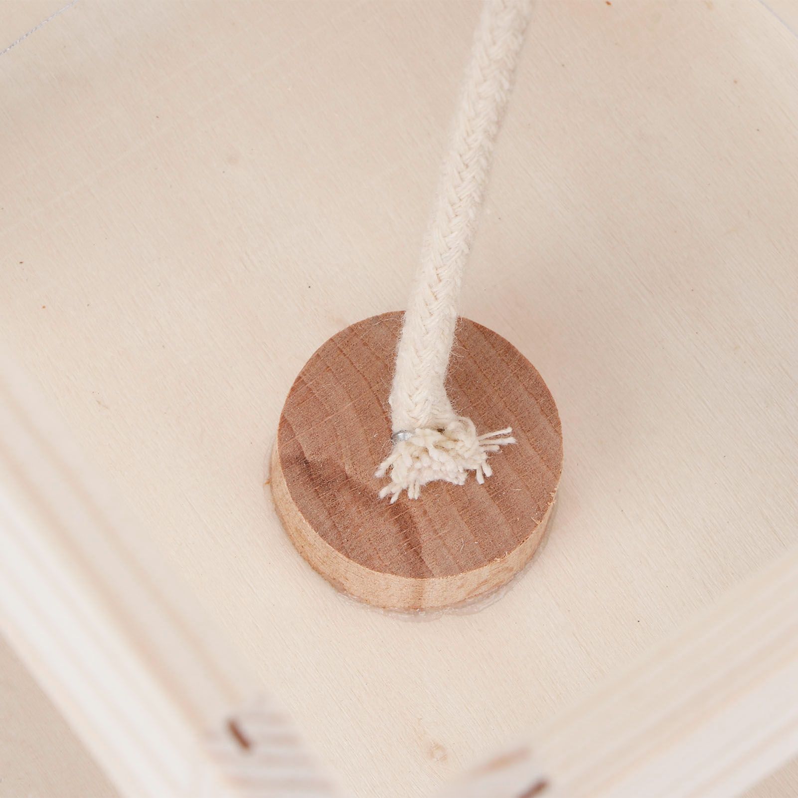 Hanging Bird House Nesting Box Feeding Feeder Box Garden Ornament Outdoor Tree view 12