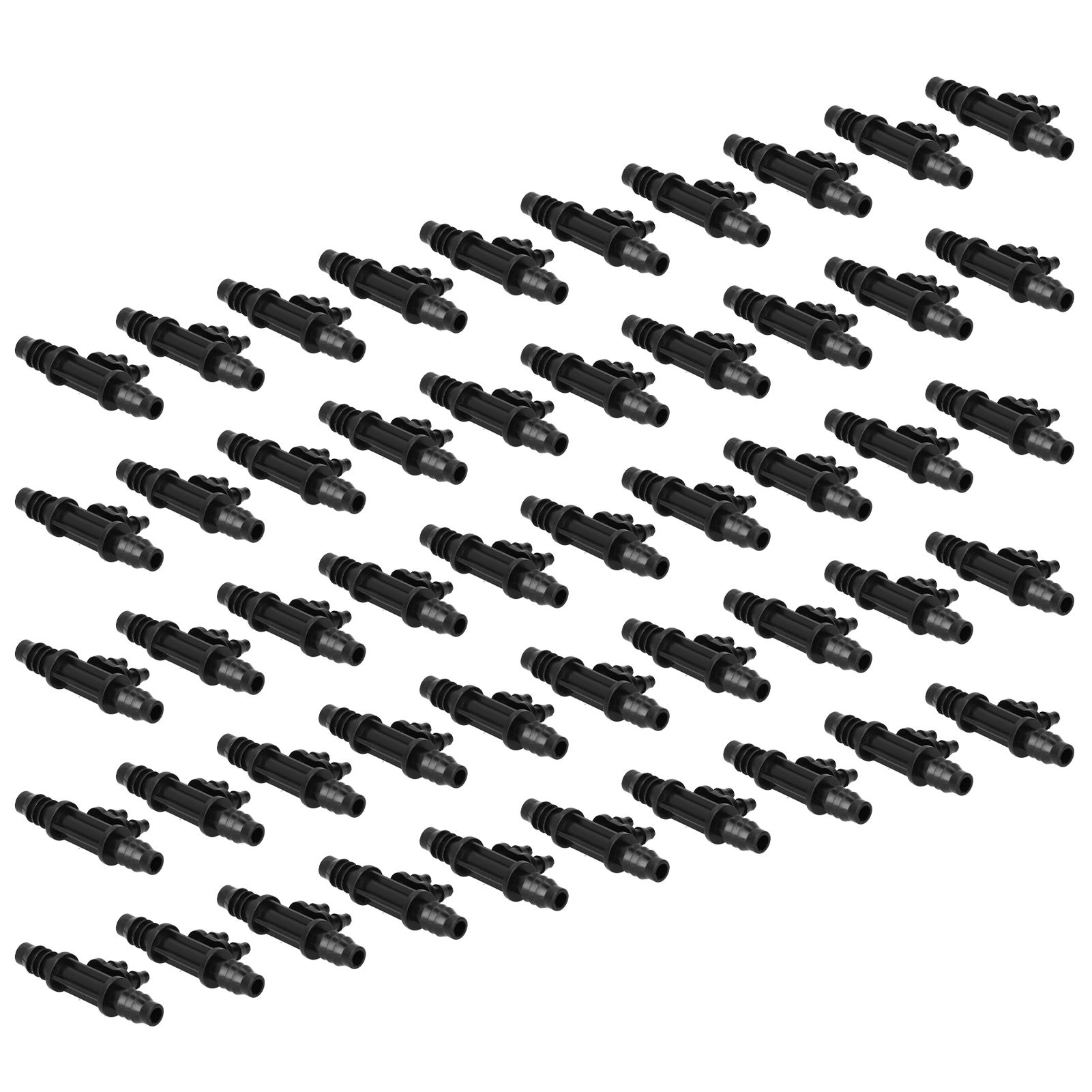 50PCS 4‑Way Connector 8/11 to 4/7mm Drip Irrigation Tubing Connector Fitting view 4
