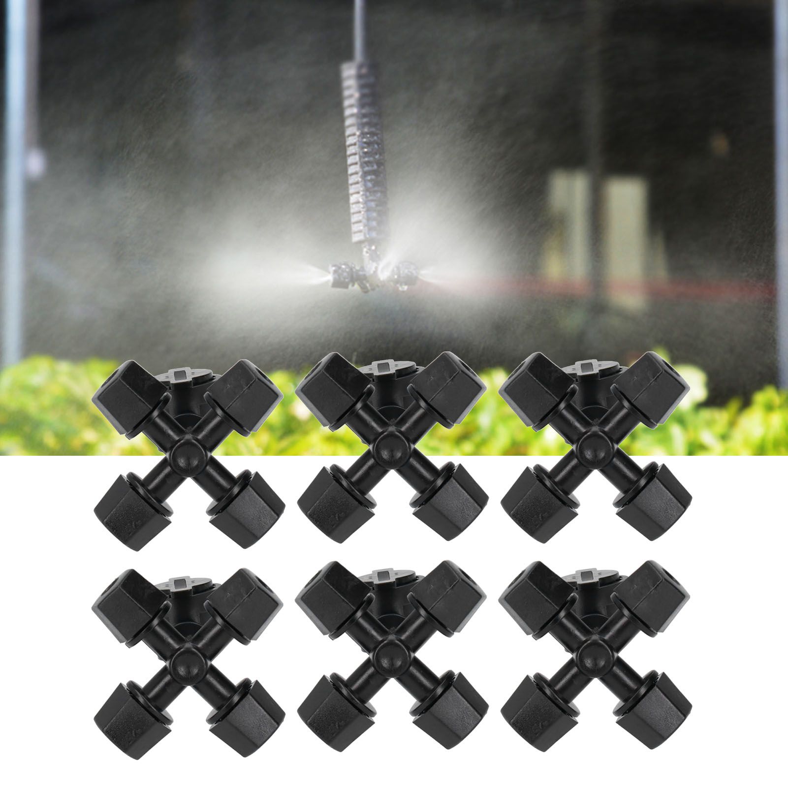 10Set G1/8 Atomizer Greenhouse Misting Sprayer Nozzle Garden Irrigation view 10