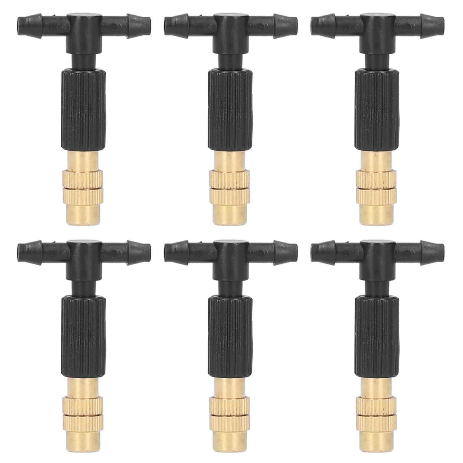 10 Set Micro Garden Watering Spray Head Misting Nozzle with 3‑Way Connector view 4
