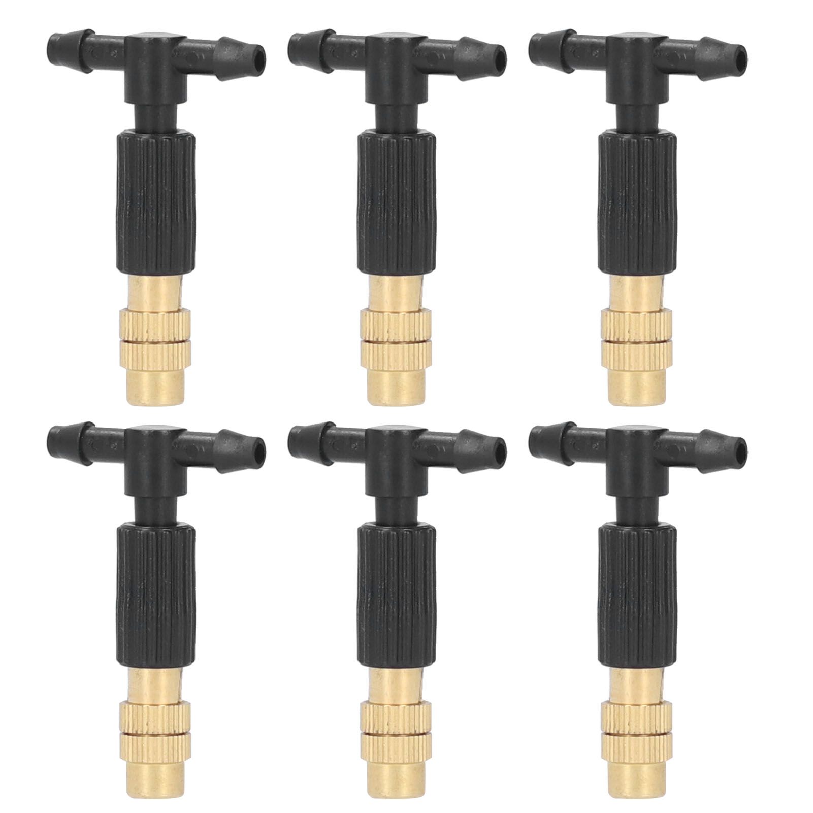 10 Set Micro Garden Watering Spray Head Misting Nozzle with 3‑Way Connector view 5