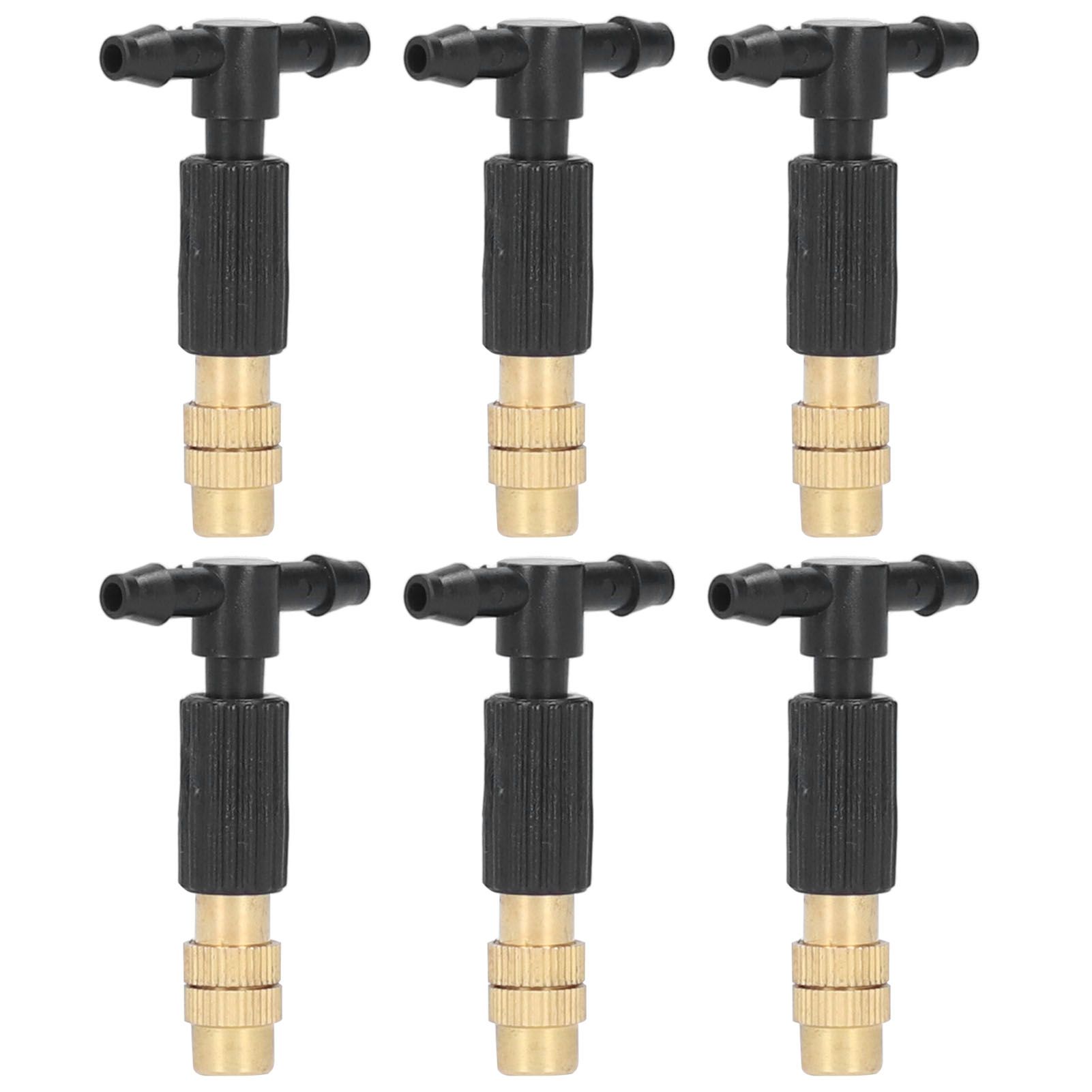 10 Set Micro Garden Watering Spray Head Misting Nozzle with 3‑Way Connector view 6