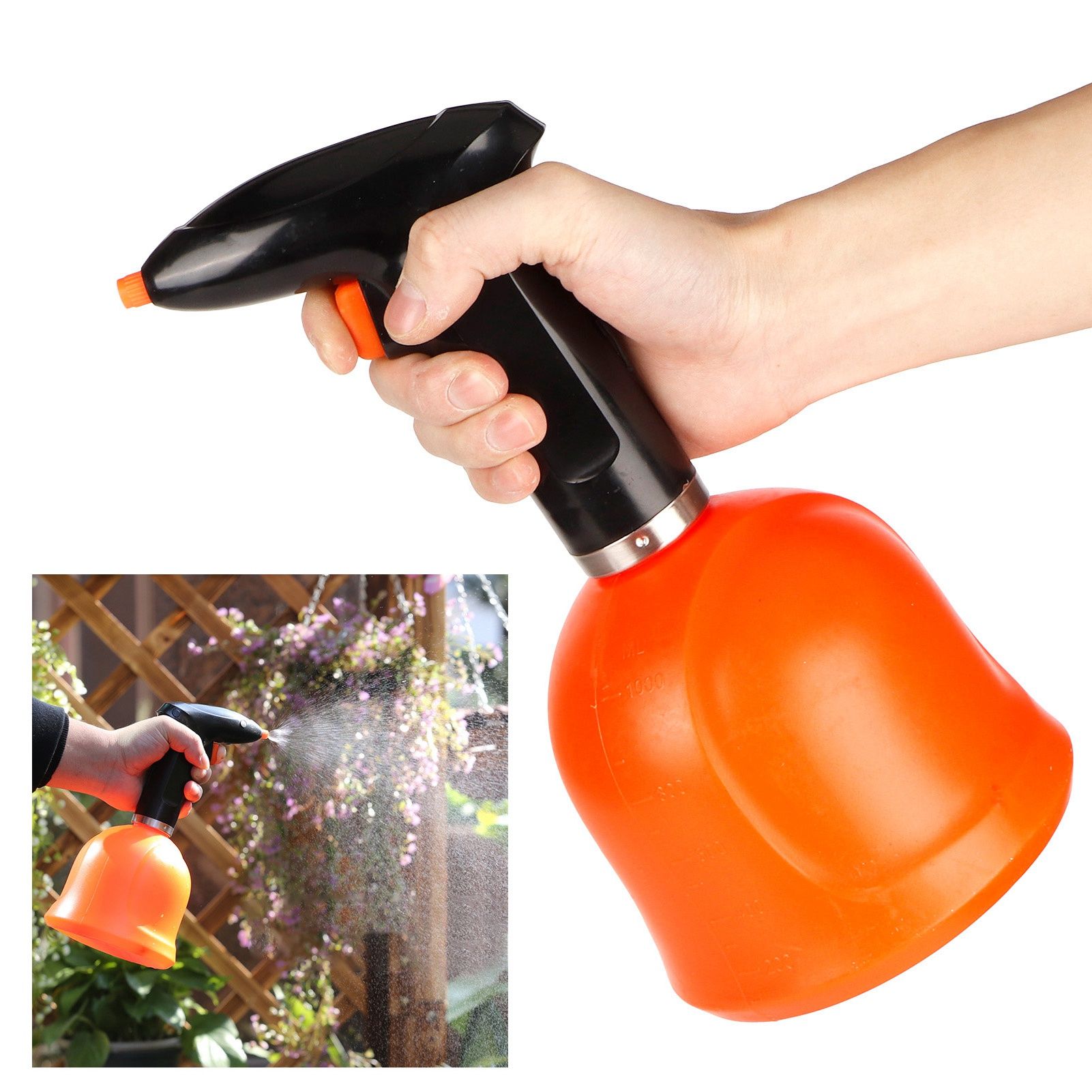 Electric Watering Can Handheld Flower Plant Multipurpose Gardening Fertilizing view 10
