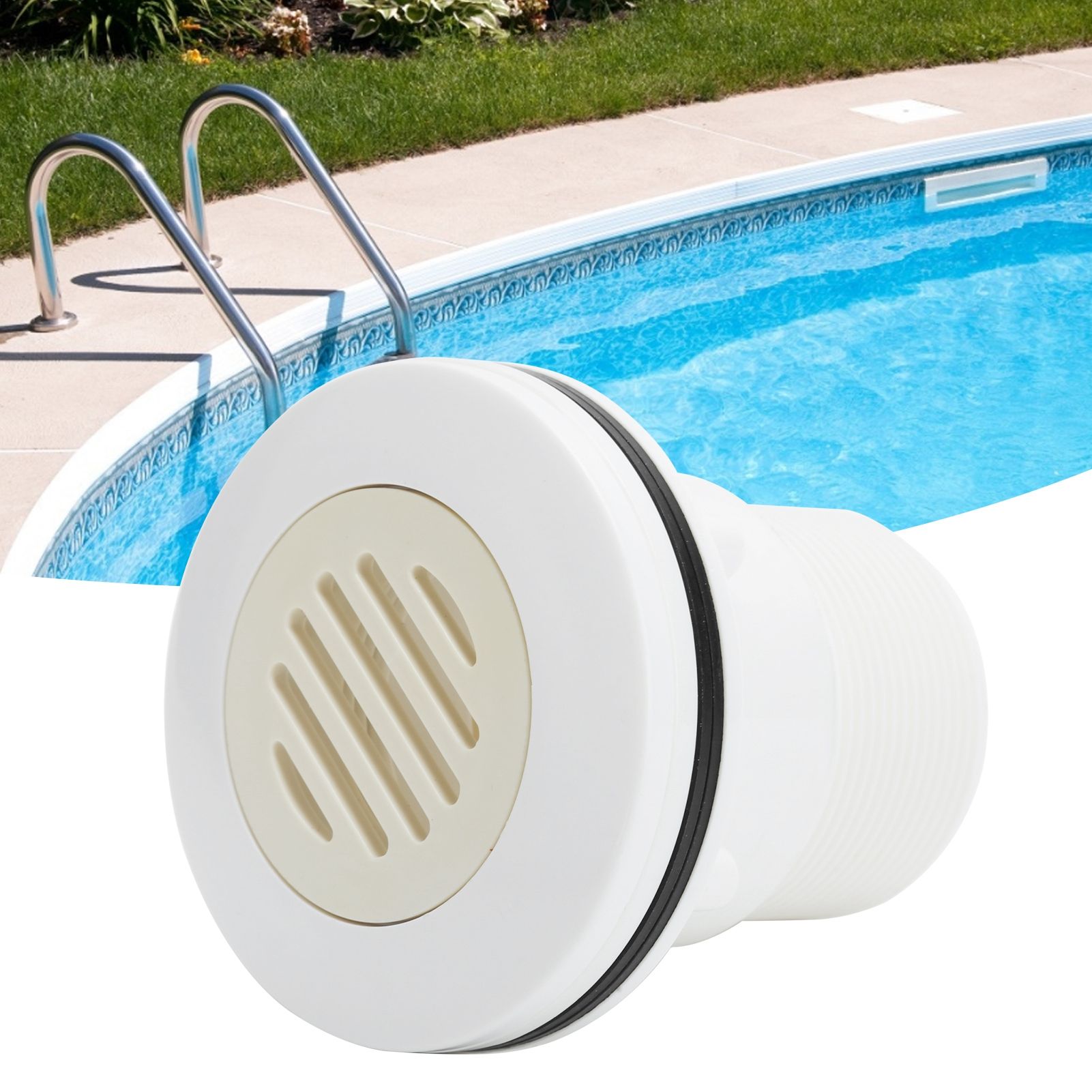 2.2in Male Thread Swimming Pool Suction Nozzle Spa Jet Fittings Water view 9
