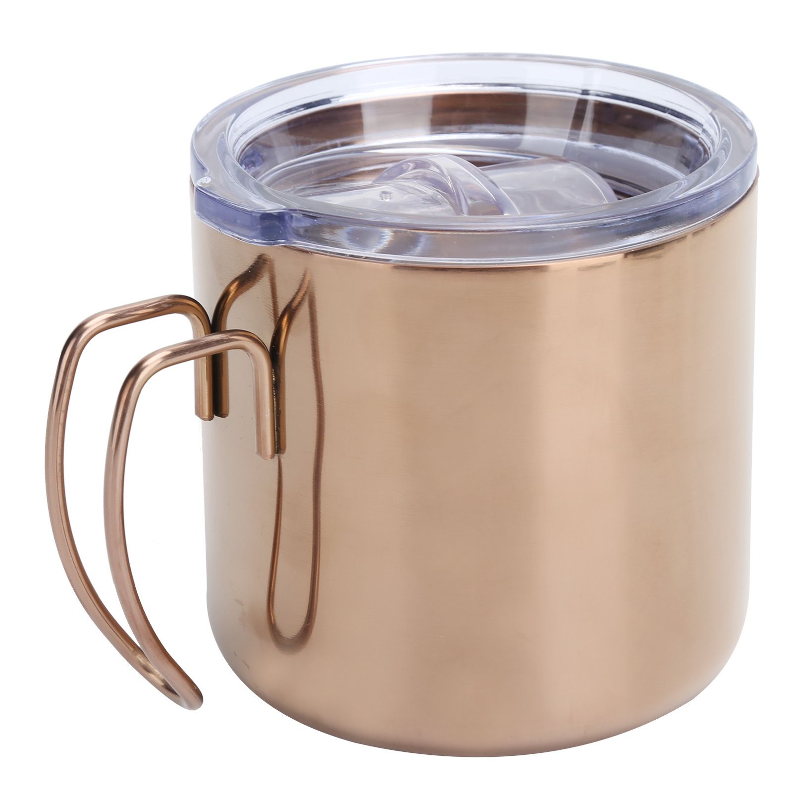 Retro Coffee Mug 304 Stainless Steel Double Walled Anti‑Scalding Cup for view 5