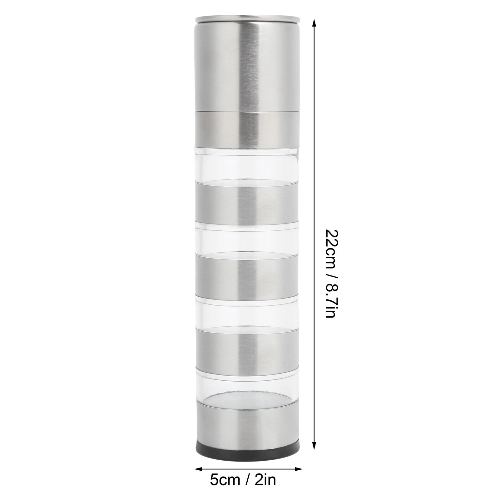 Seasoning Jar Set Spice Bottles Grinder Condiment Dispenser for Outdoor Camping view 12