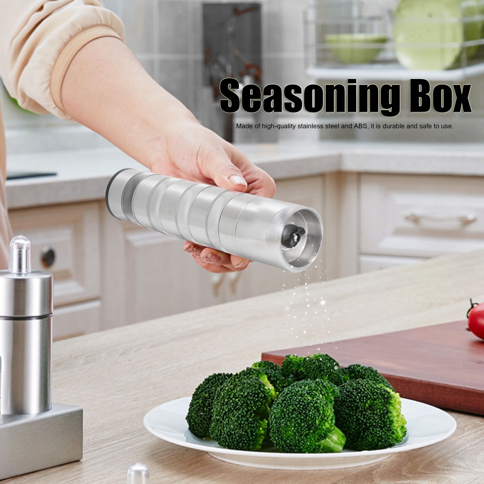 Seasoning Jar Set Spice Bottles Grinder Condiment Dispenser for Outdoor Camping view 13