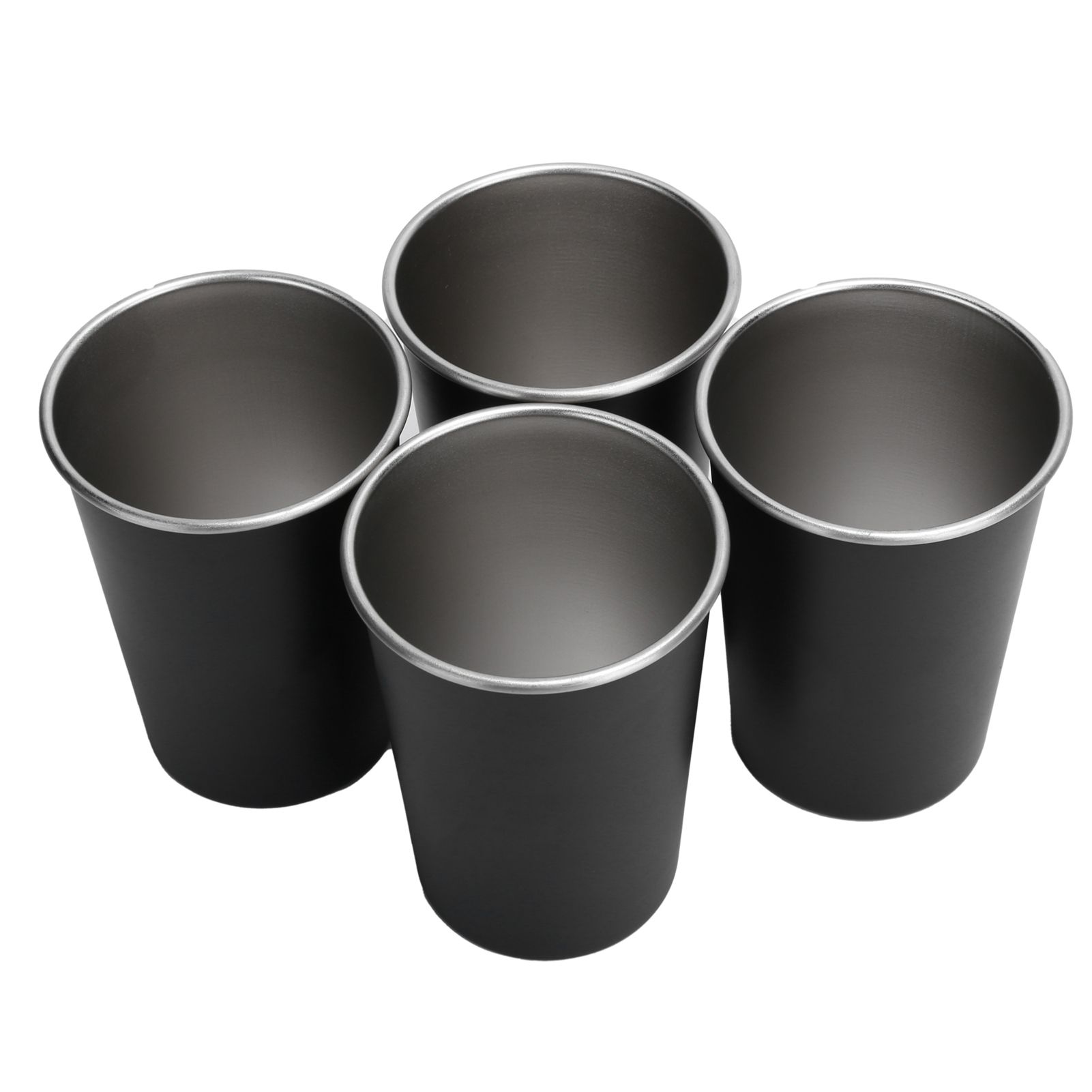 4Pcs Stainless Steel Picnic Cup Beer Beverage Drinking Cup for Outdoor view 2