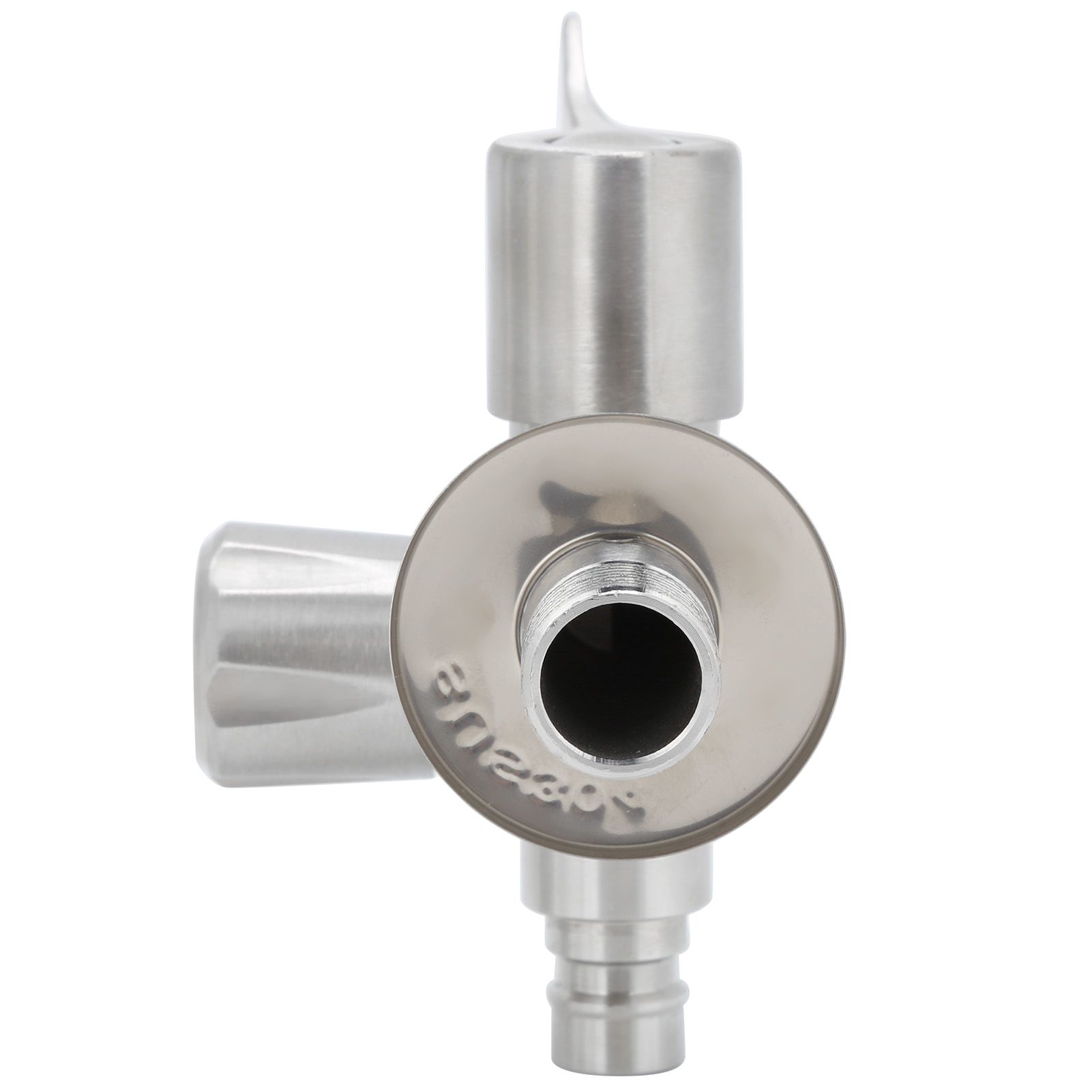 G1/2 Male Thread Water Faucet Dual Outlet Stainless Steel Water Tap for view 13