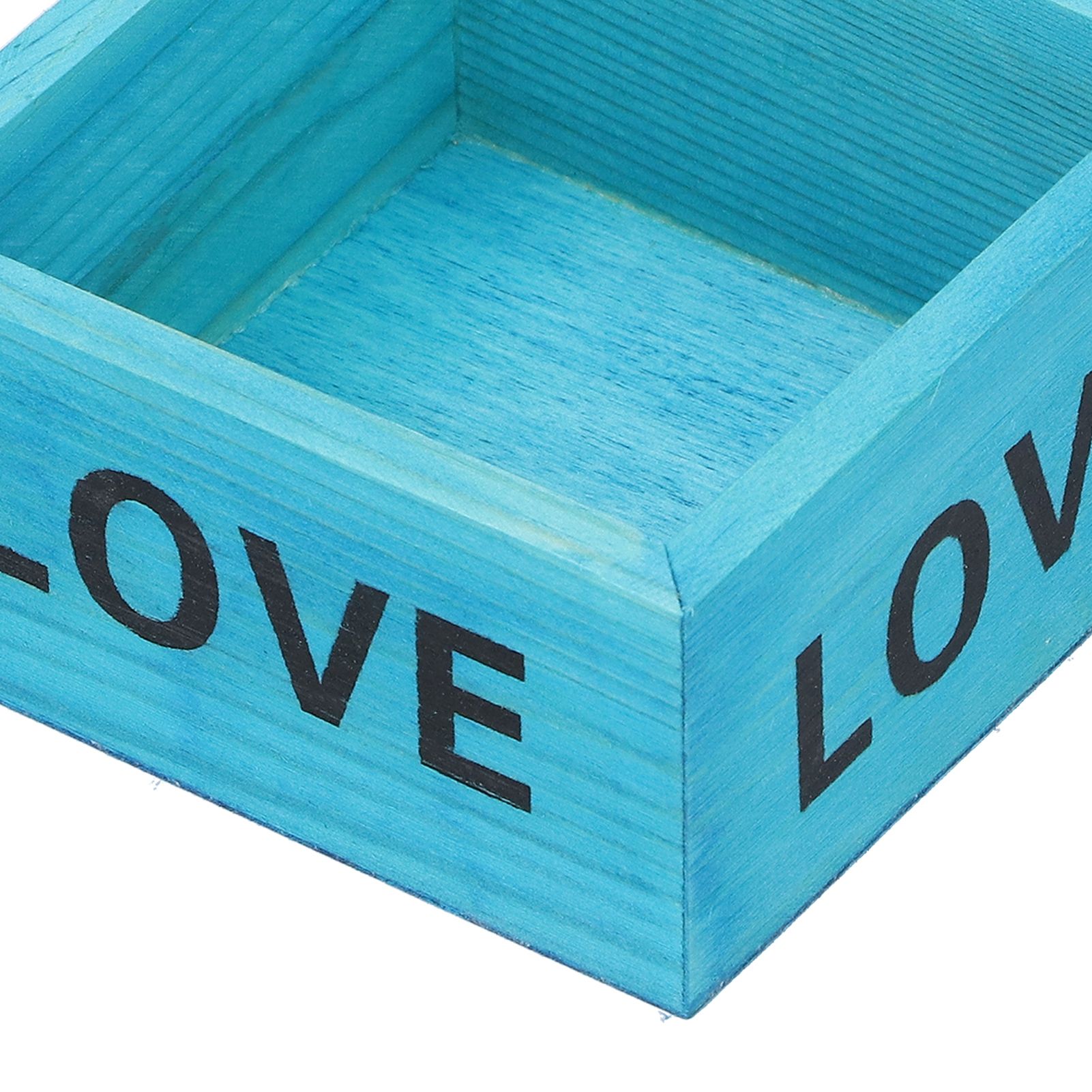 4Pcs Plant Pot Vintage Wooden Succulent Planter Box Flowerpot for Indoor view 11