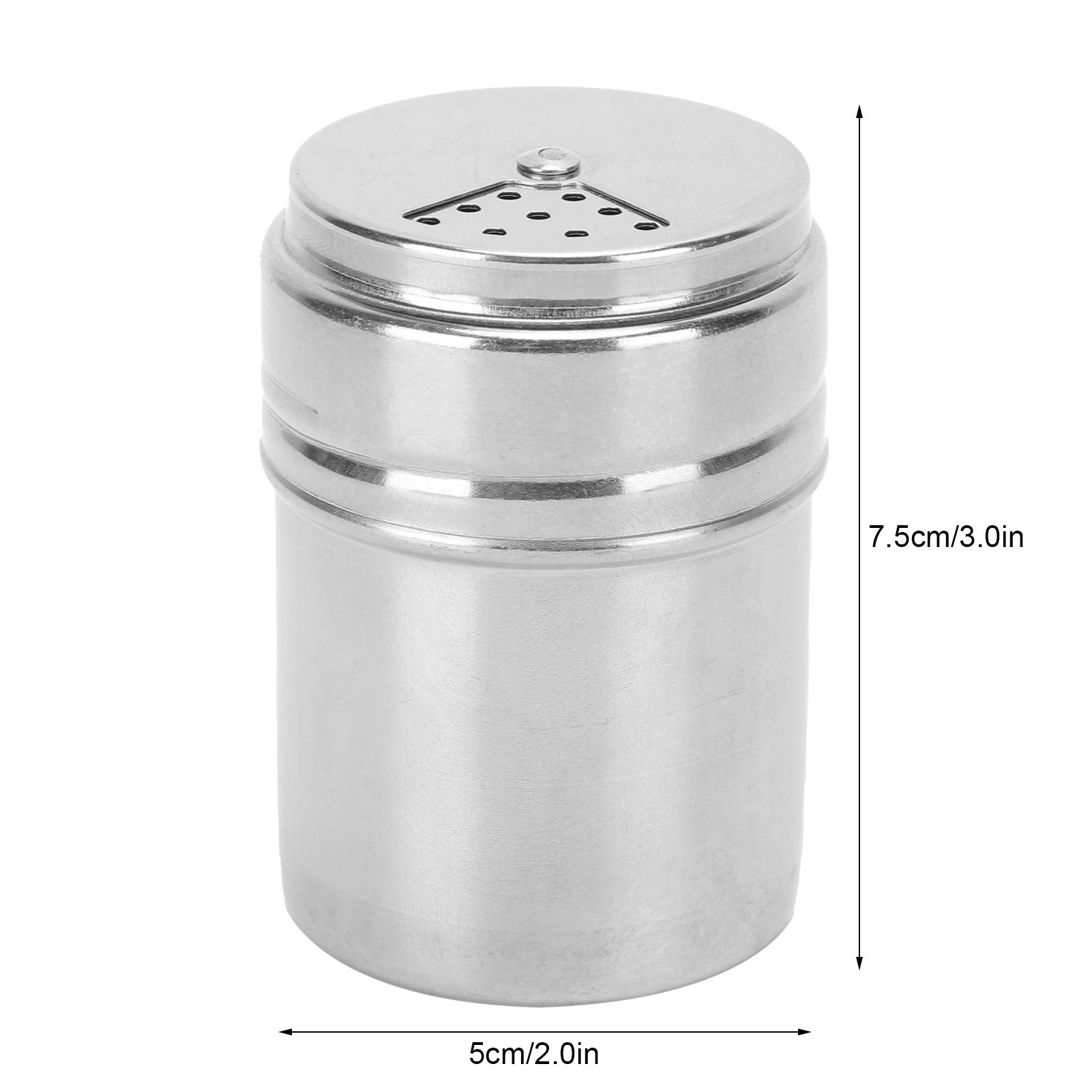 5PCS Seasoning Bottle Stainless Steel Spice Shaker with Rotating Cover Kitchen view 14