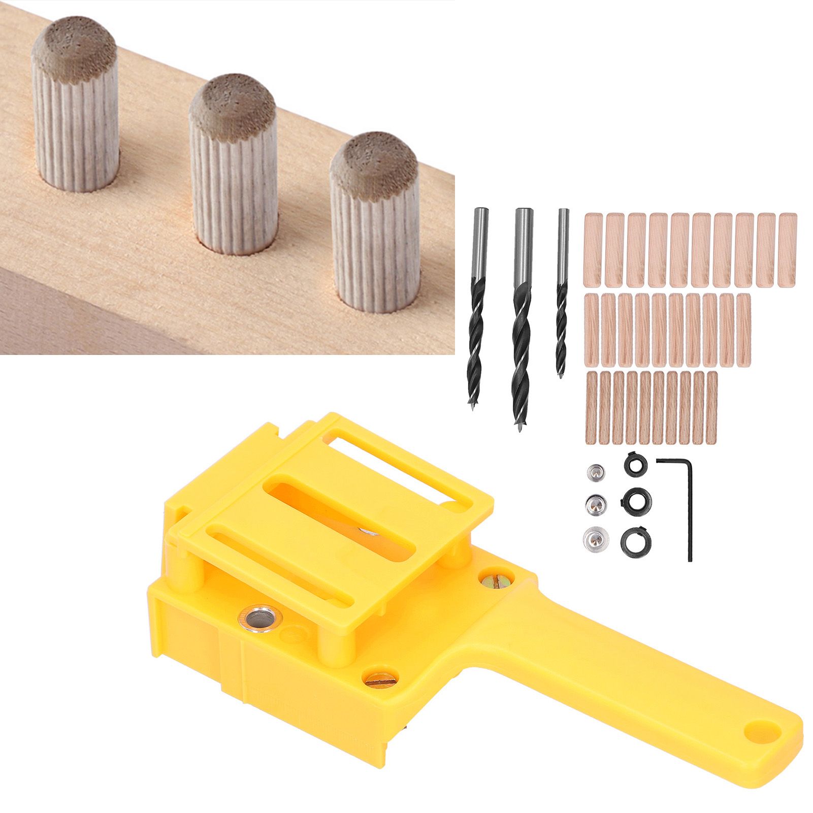 Drilling Locator Set Hole Open Positioner Handheld Woodworking Perforation DIY view 10