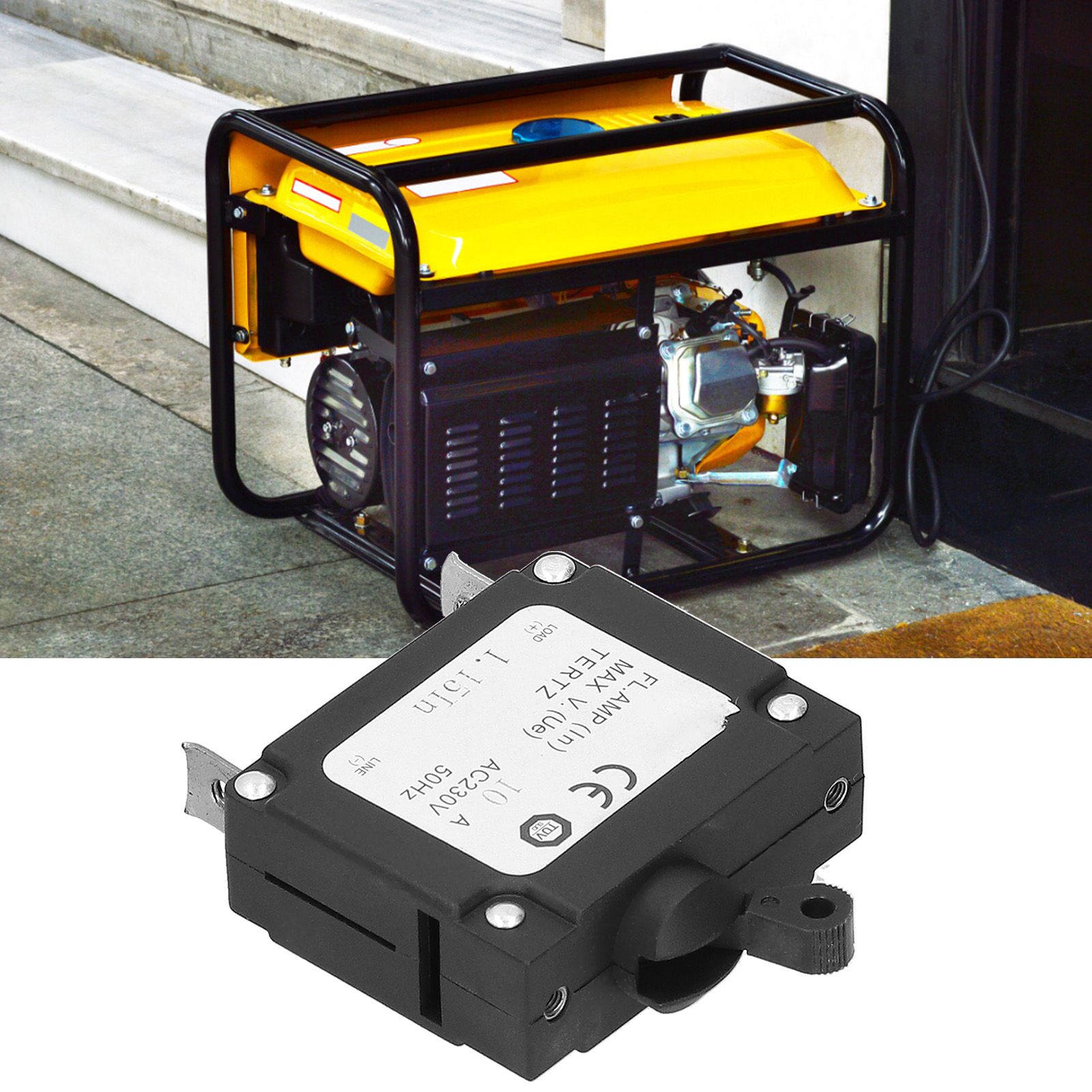 2PCS Power Switch Circuit Breaker Leakage Protector Fit for 168F 170F Gasoline view 10