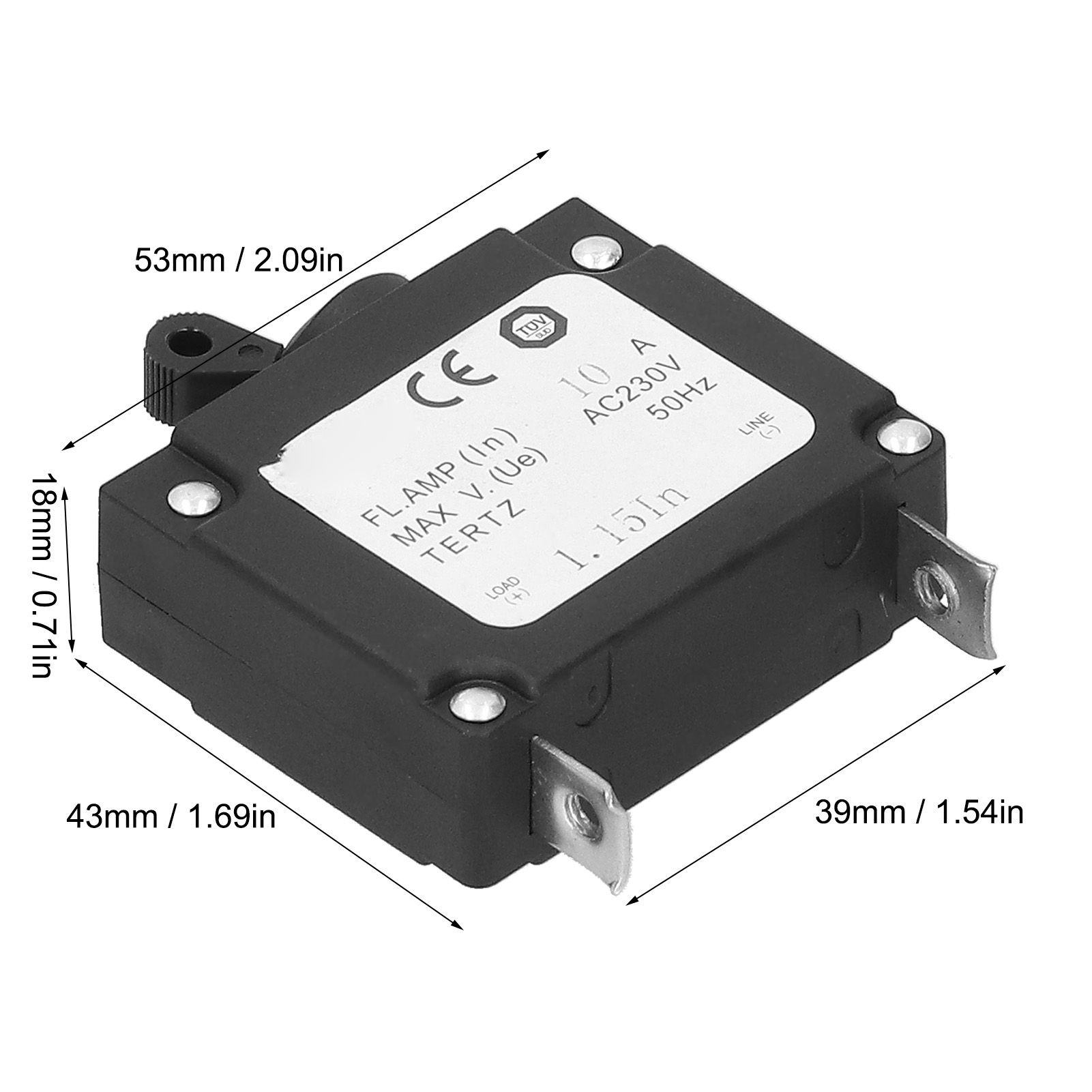 2PCS Power Switch Circuit Breaker Leakage Protector Fit for 168F 170F Gasoline view 14