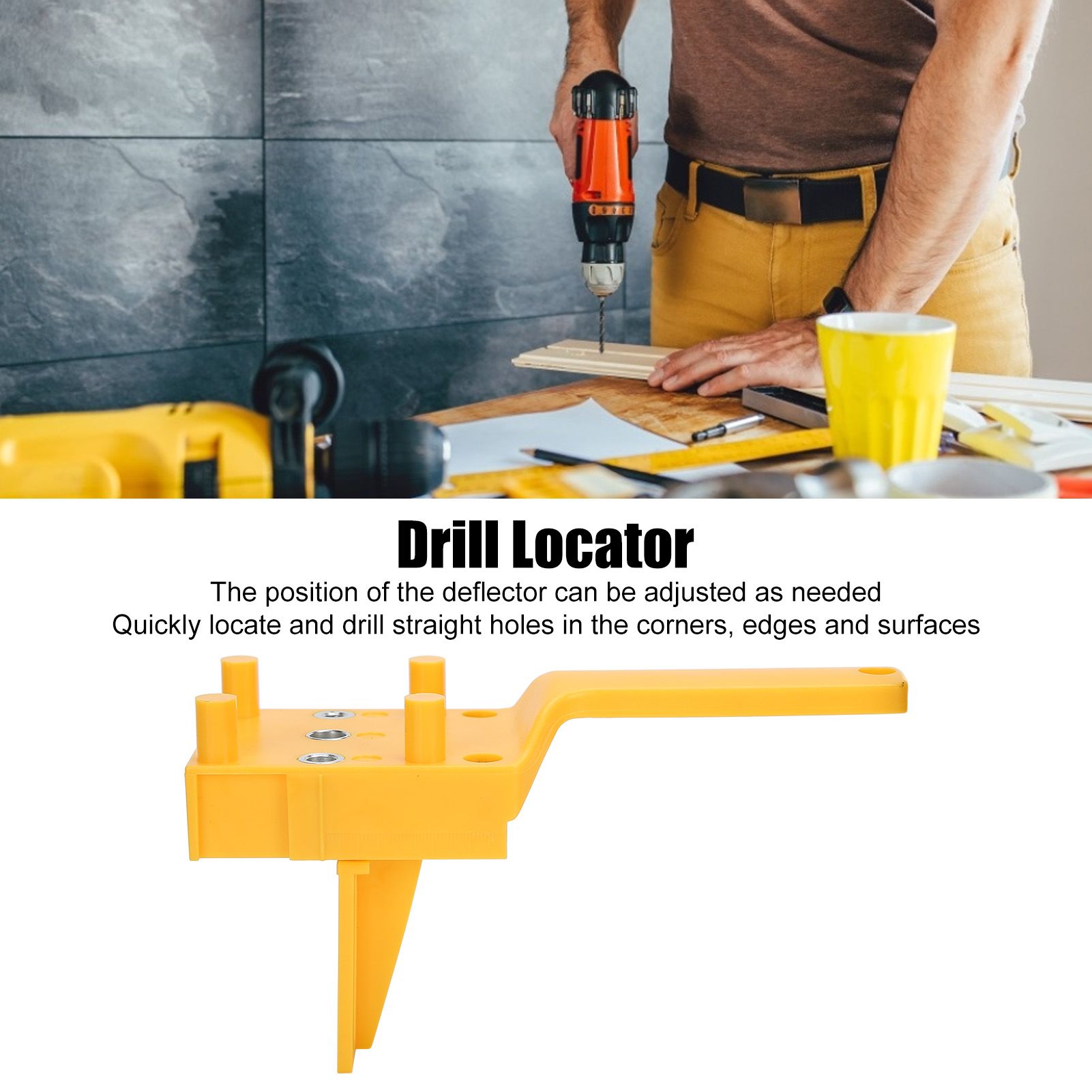 11pcs/set Wood Doweling Jig Drill Guide Punch Positioner Tool Kit for view 12